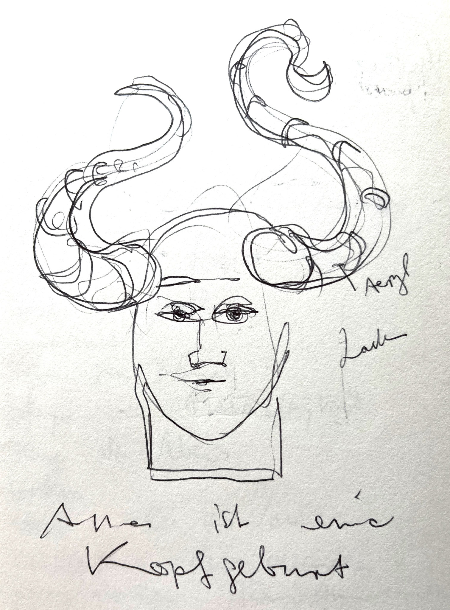 Gedanken/thoughts, 2013, sketch