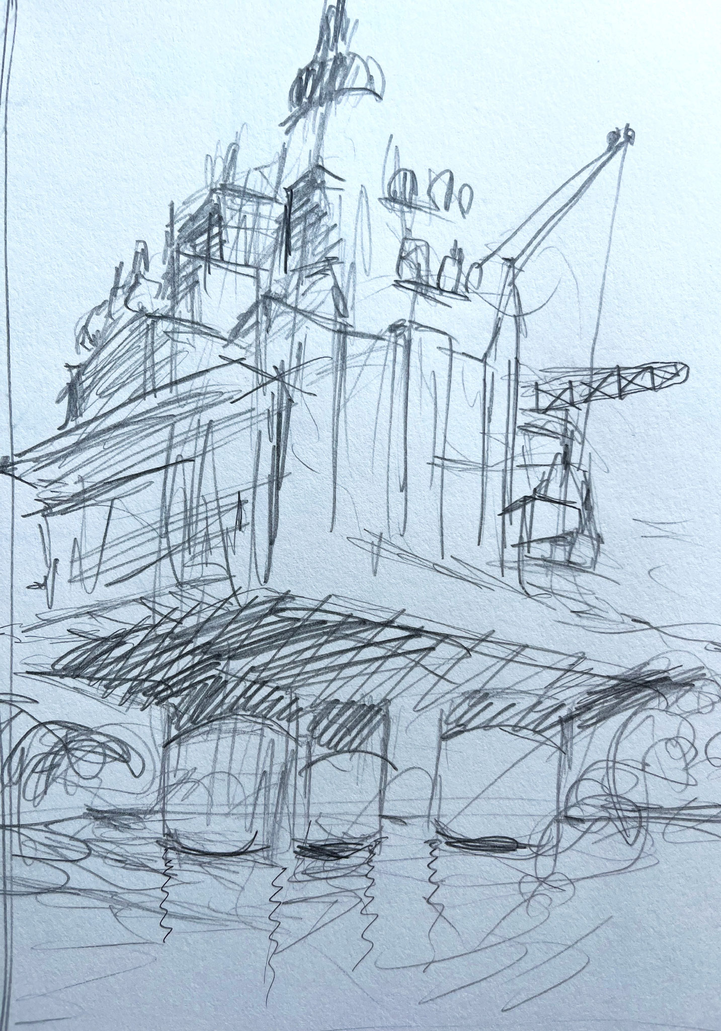 temple, 2013, sketch