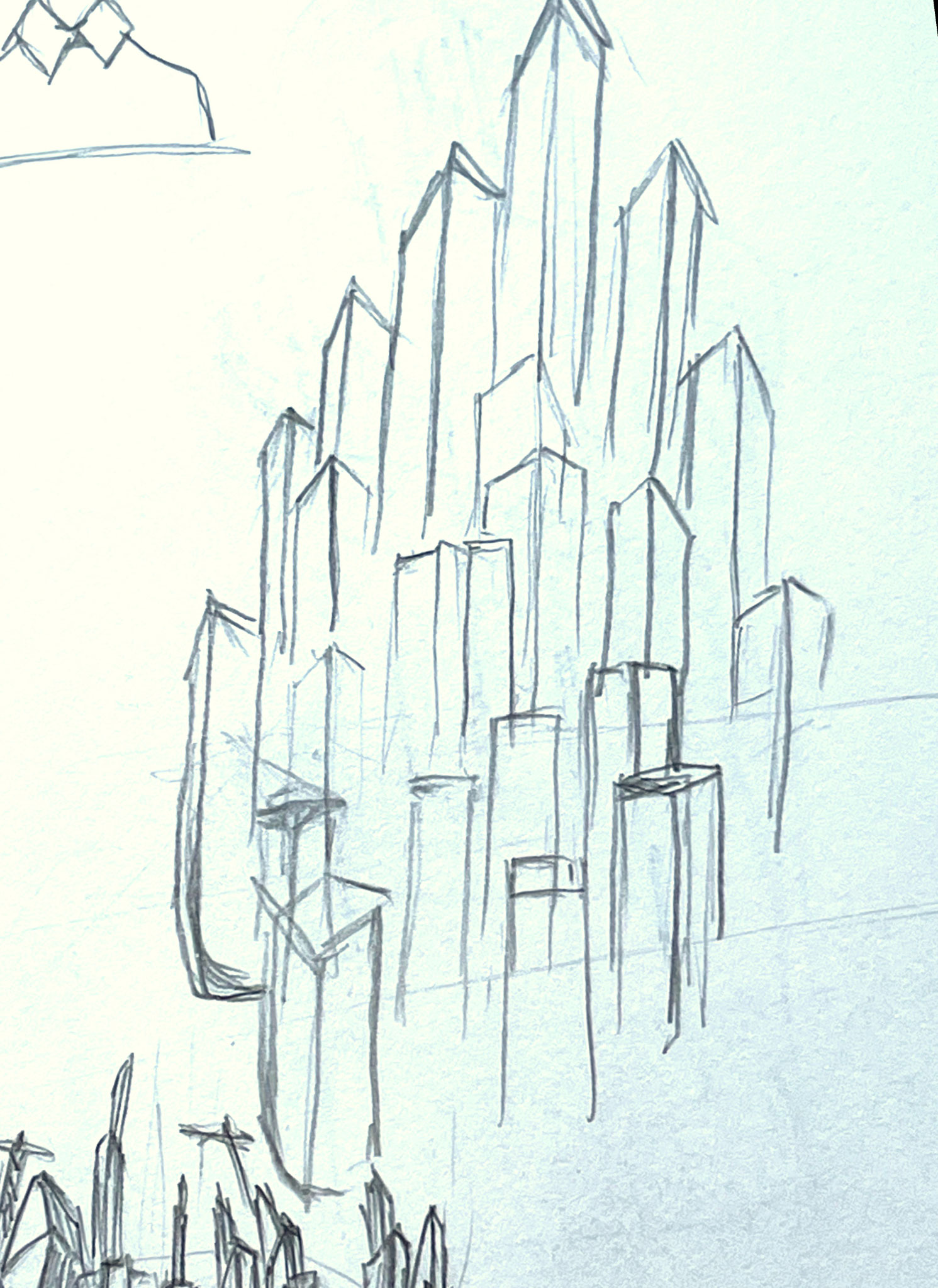 Gedanken/thoughts, 2013, sketch