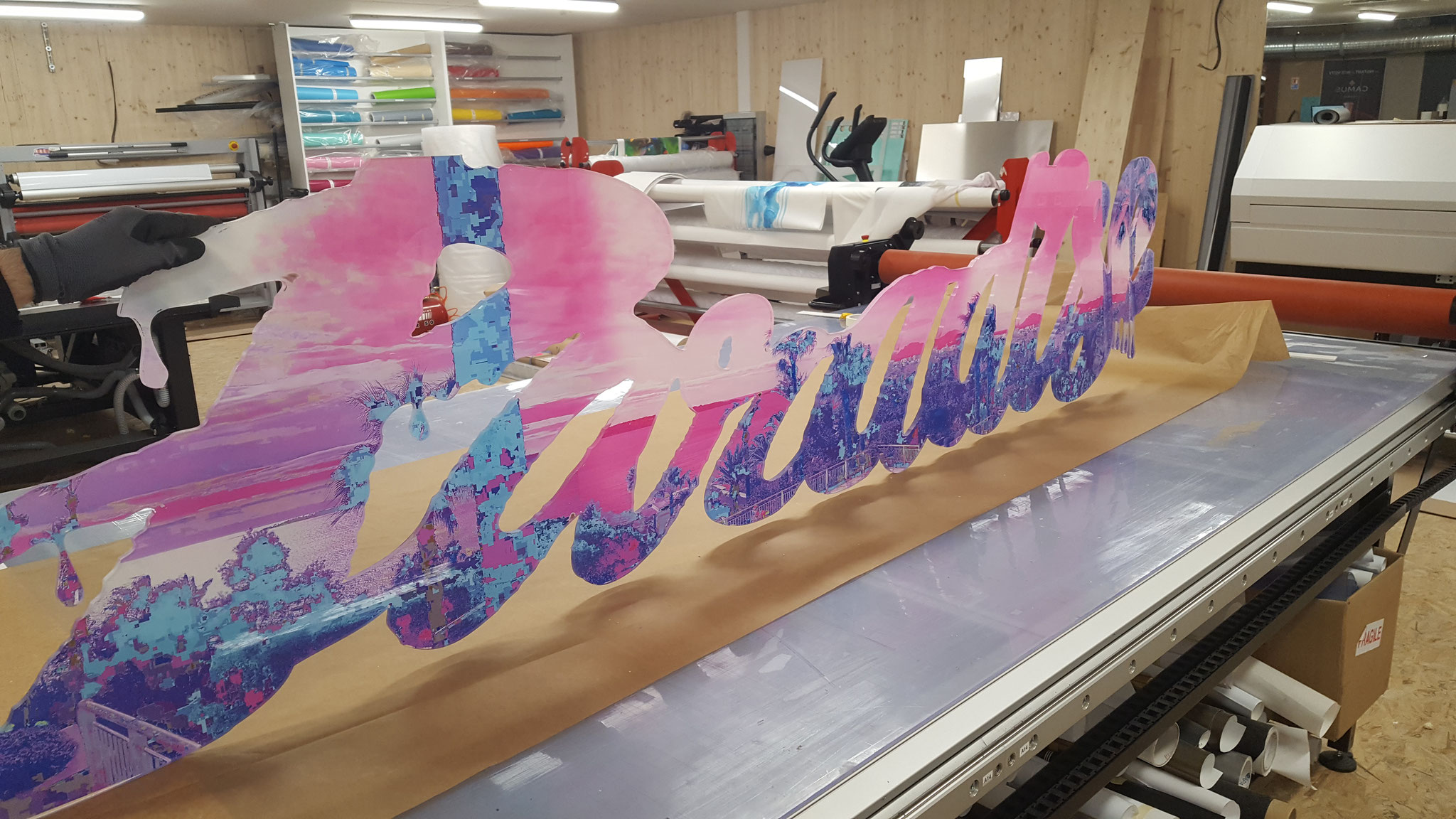 Usinage et impression sur Plexiglass