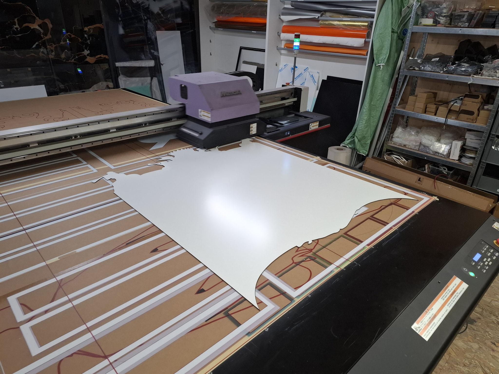 Usinage et impression sur dibond