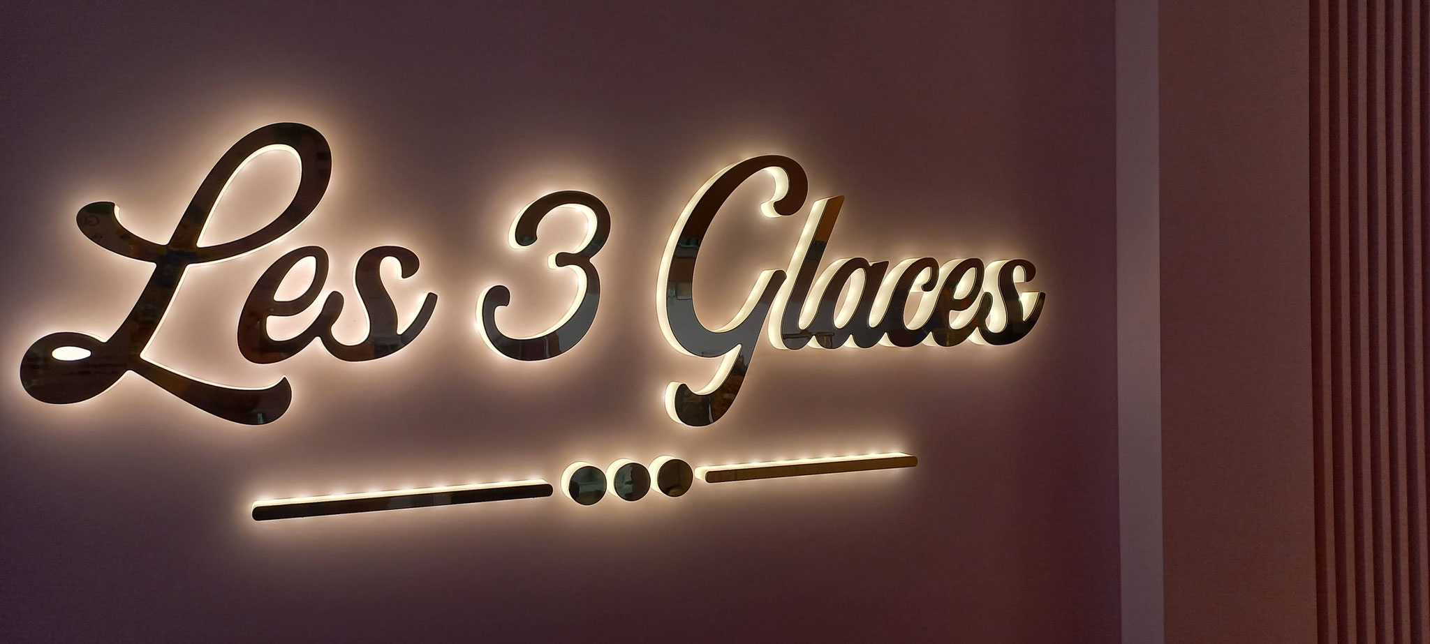 Lettres lumineuses bloc led
