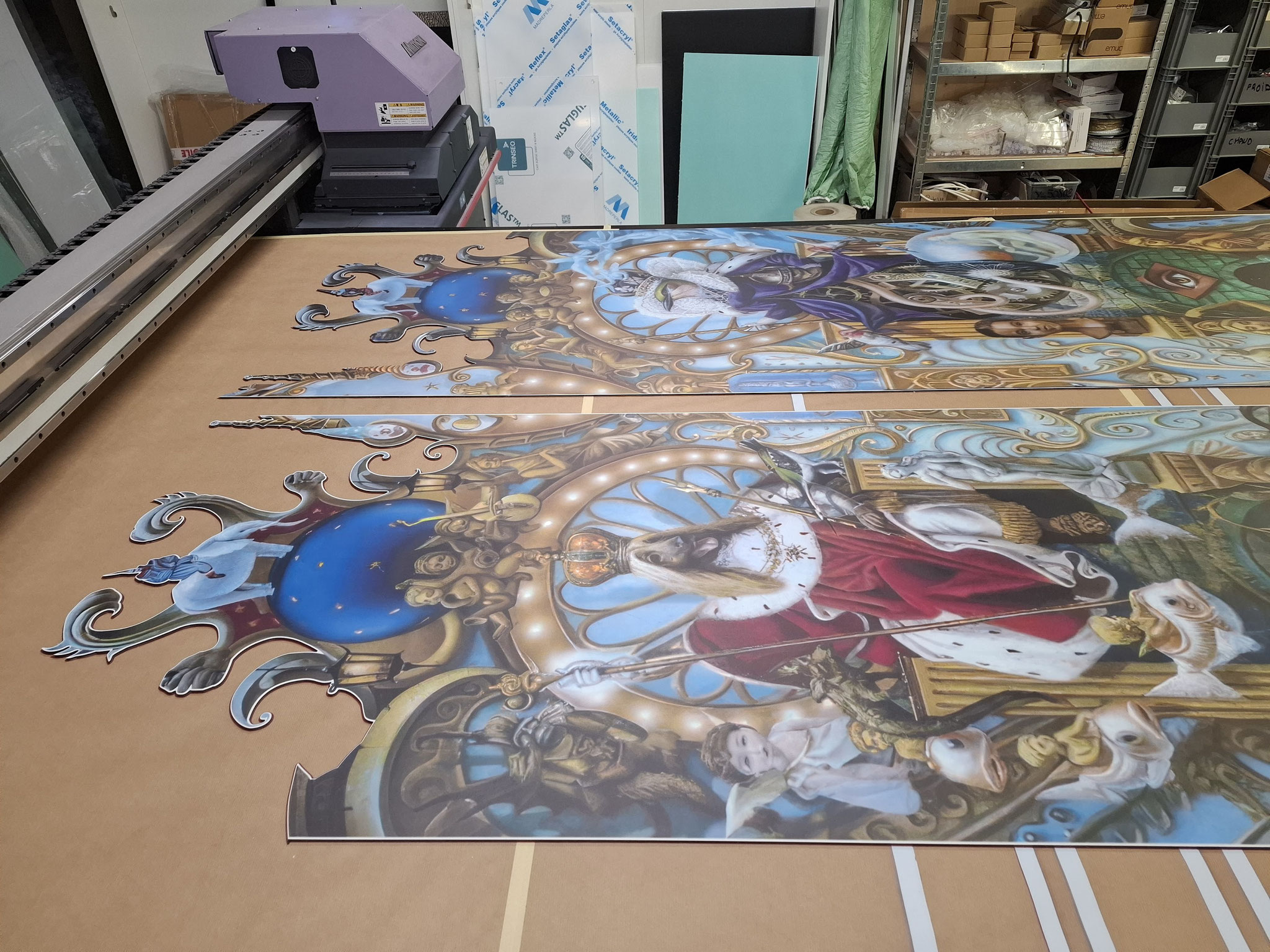 Usinage et impression sur dibond