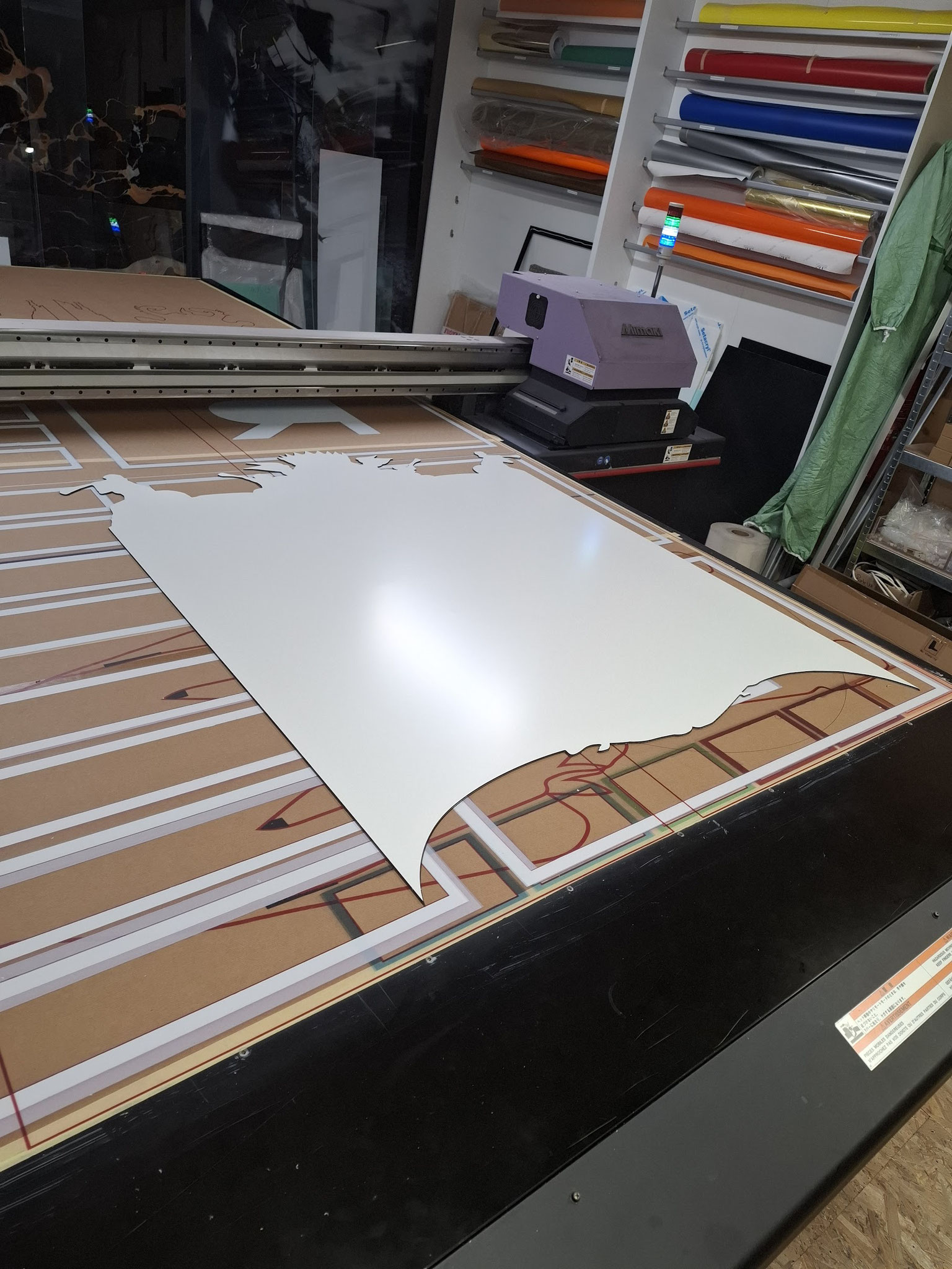 Usinage et impression sur dibond