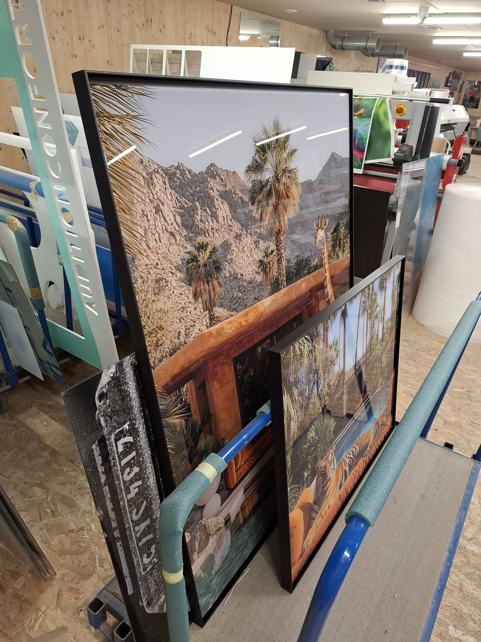 Impression sur plexi mis avec cadre US