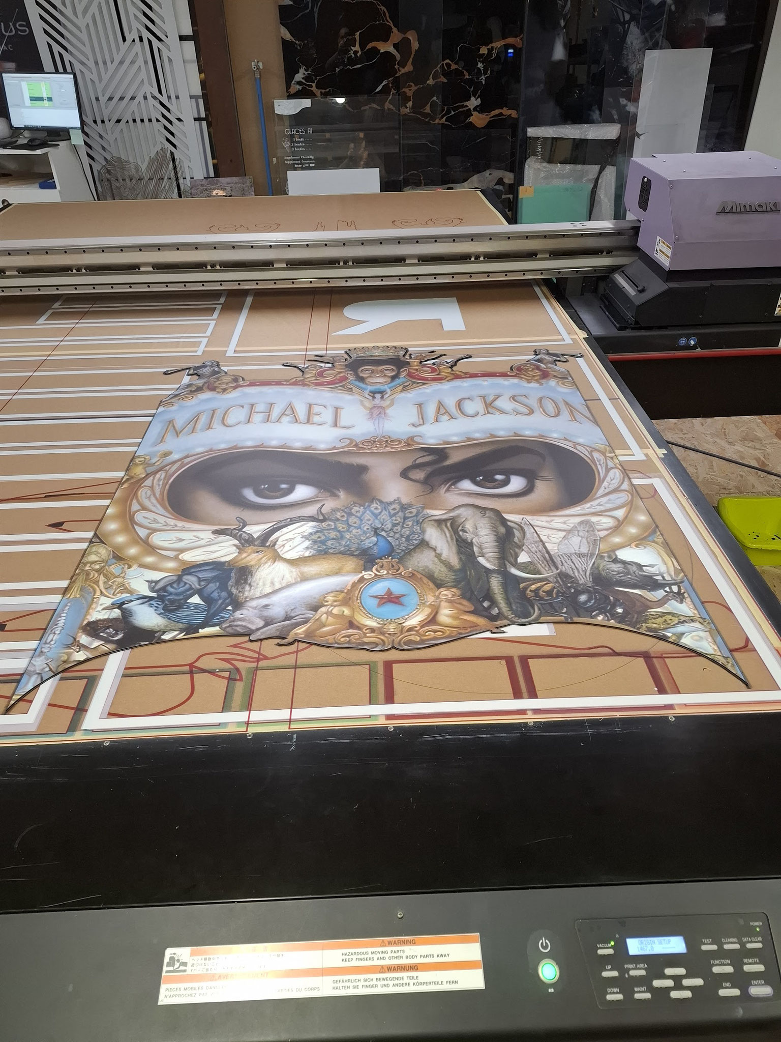 Usinage et impression sur dibond