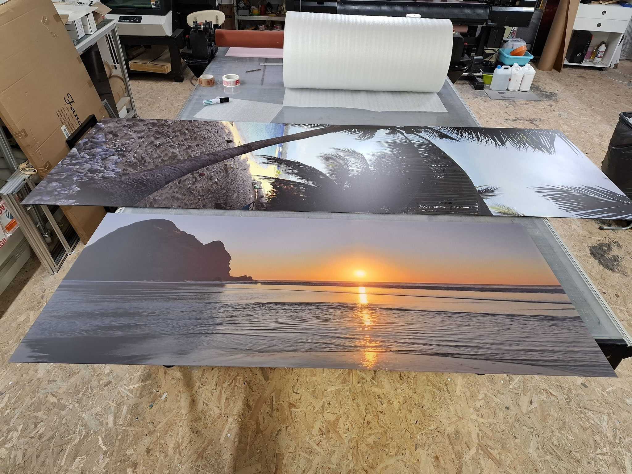 Impression sur plexi mat avec cadre US