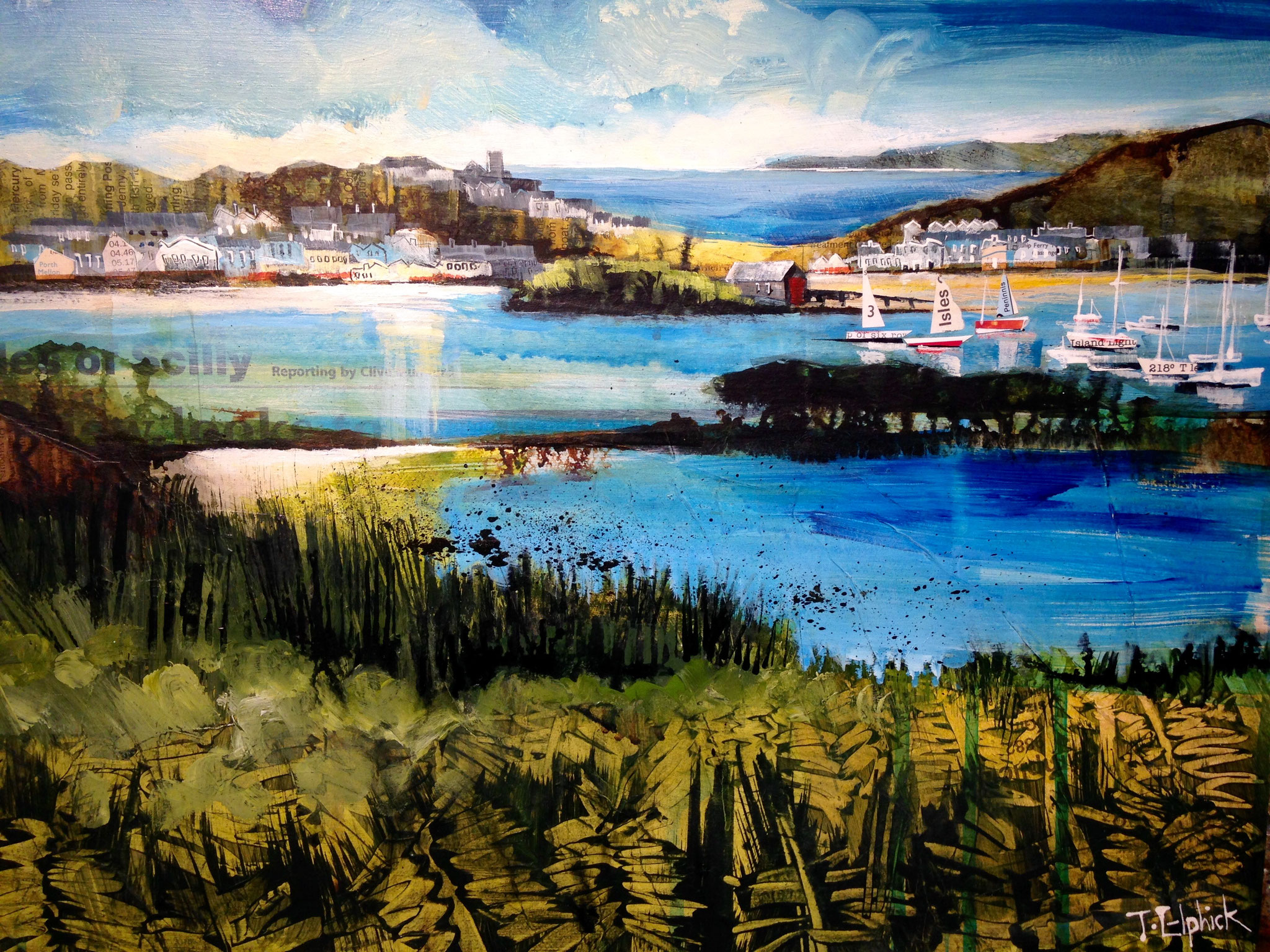 Isles of Scilly Tracey Elphick Mixed Media Artist Cirencester