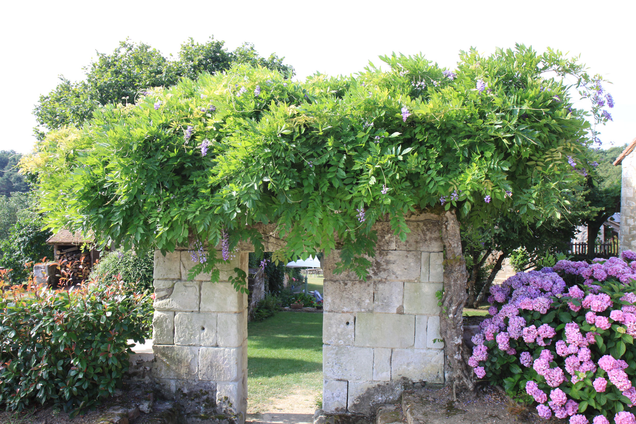 L'entrée de la propriété