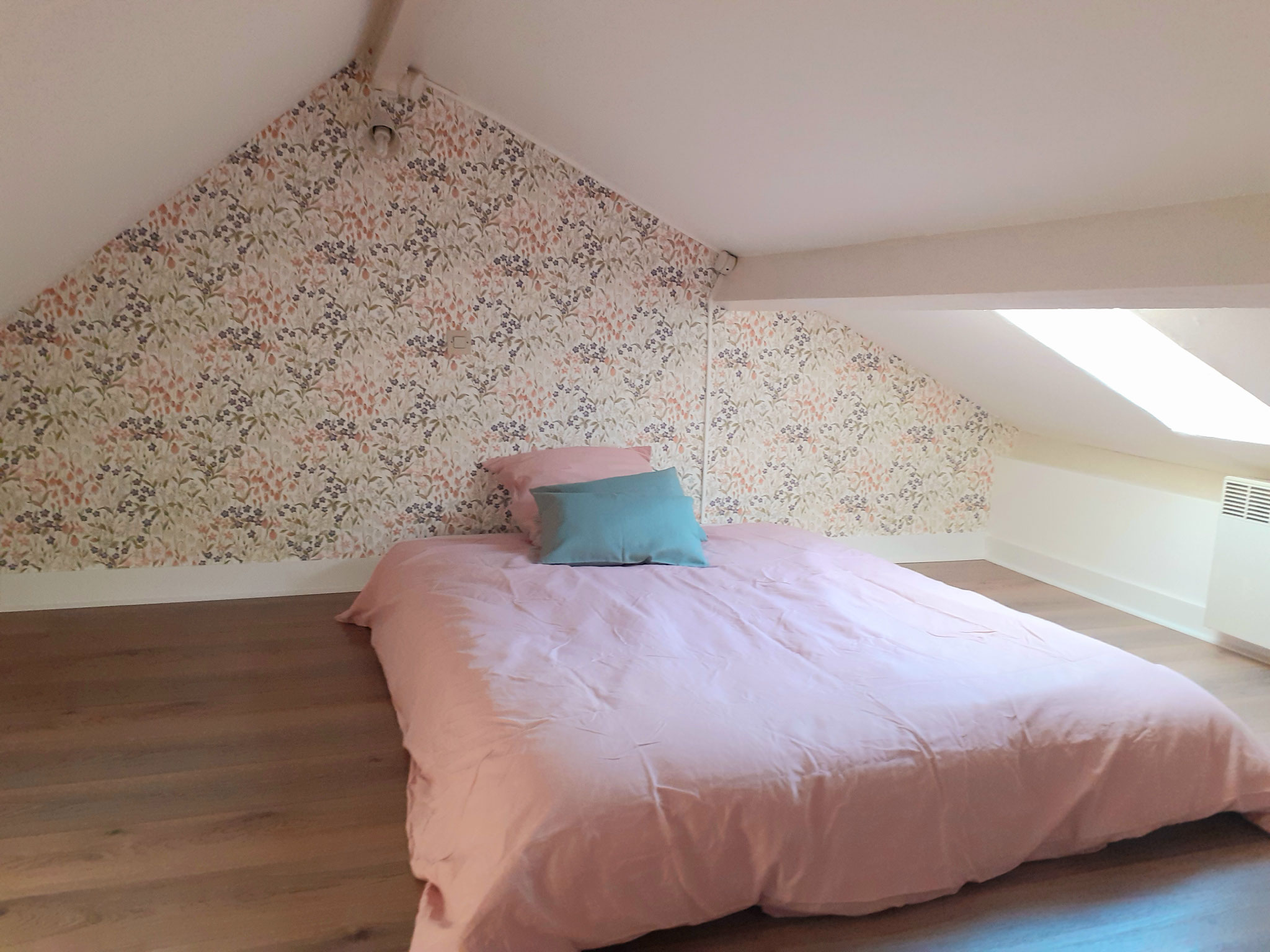 Chambre de la mezzanine, avec matelas double