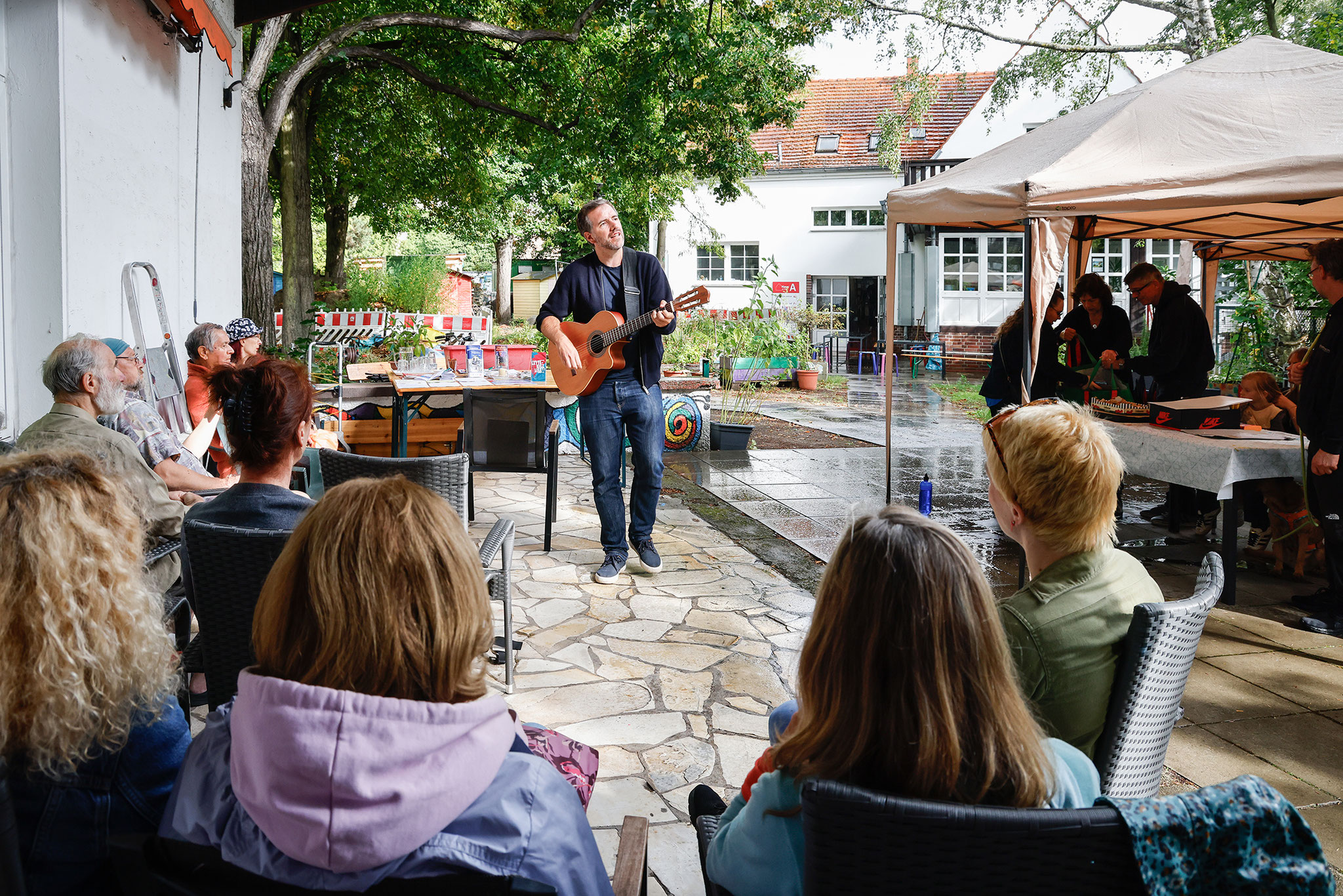 Antoine Villoutreix beim Haus am See, Foto: Antonia Richter