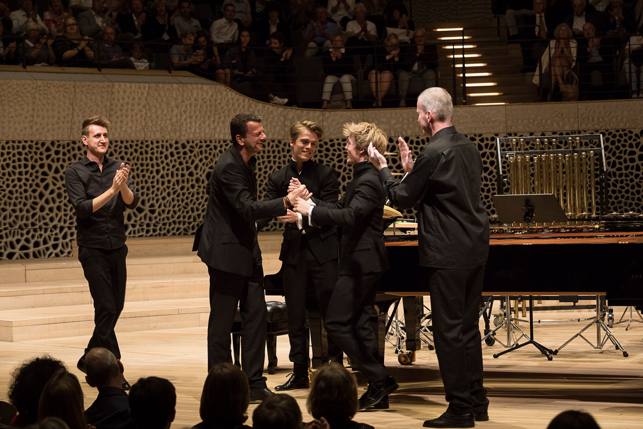 >Choróchronos I< for two piano and two percussion players at the Elbphilharmonie