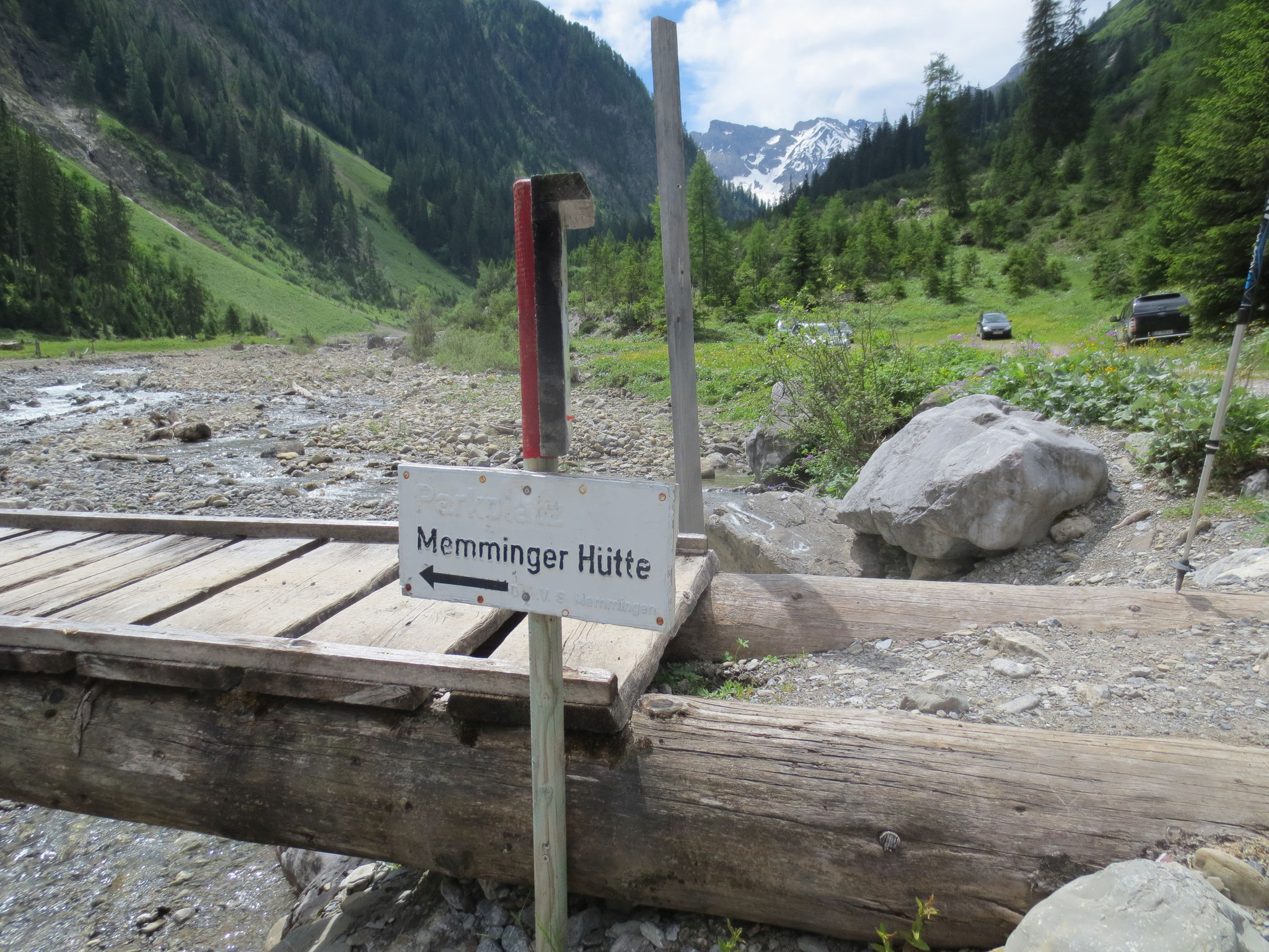 Weg zur Memminger Hütte