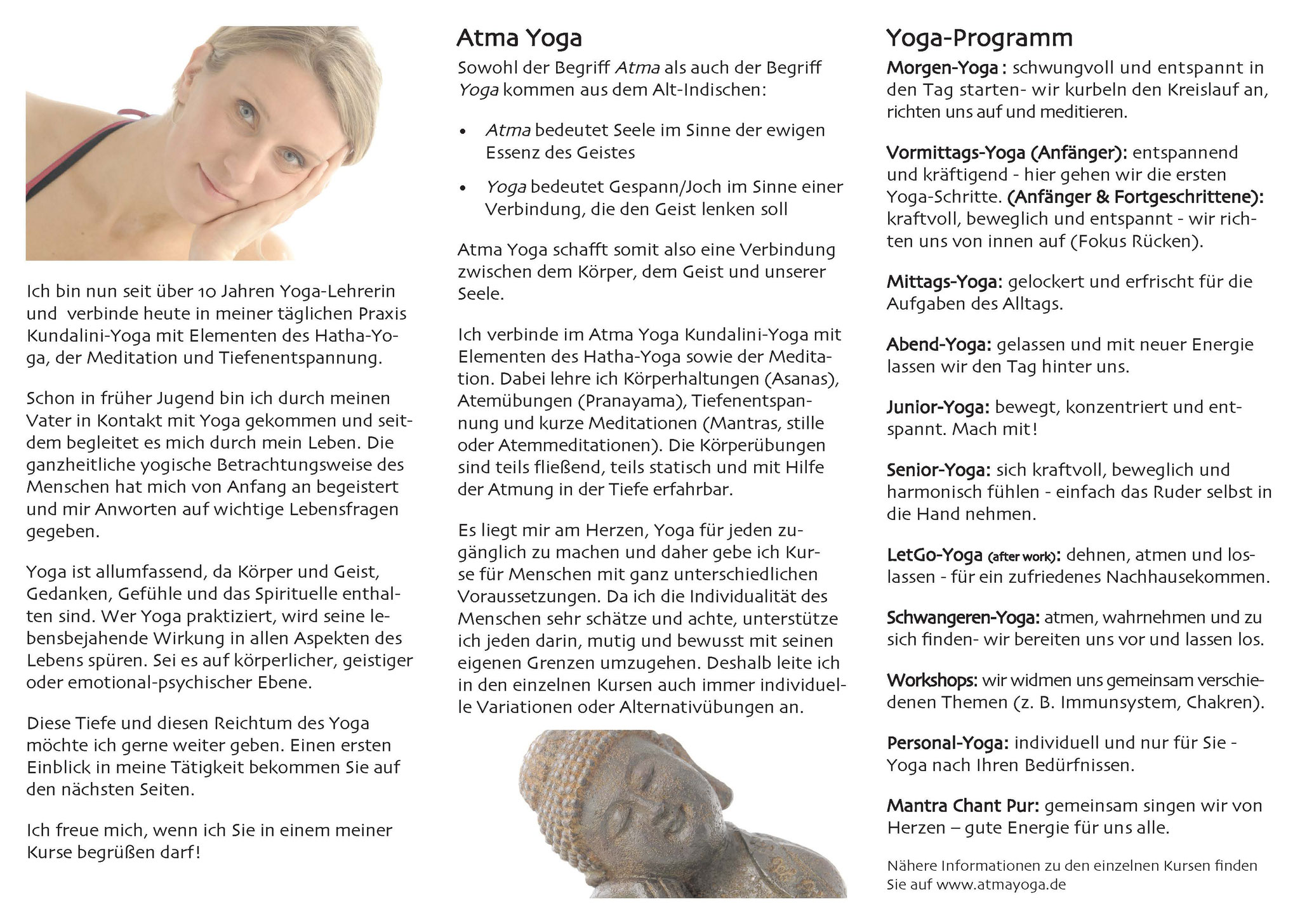 Atmayoga Flyer 