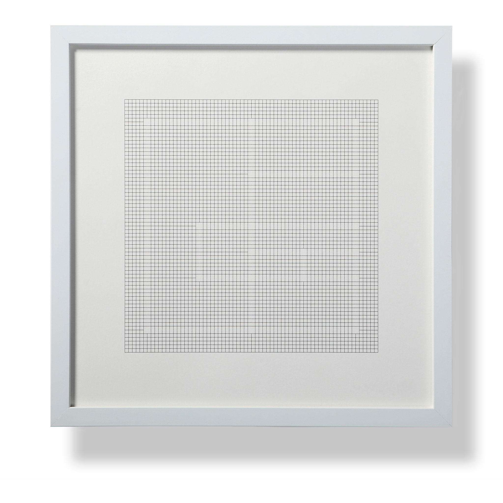 Stramin 05 | 2016 | Tinte auf Papier | 30 x 30 cm