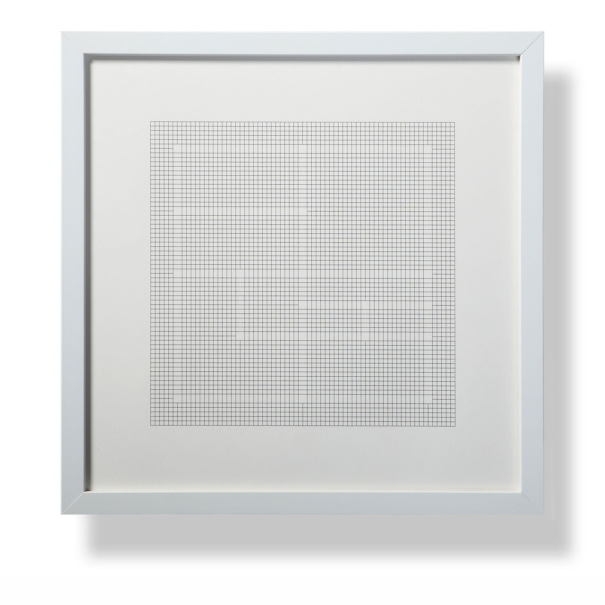 Stramin 07 | 2016 | Tinte auf Papier | 30 x 30 cm