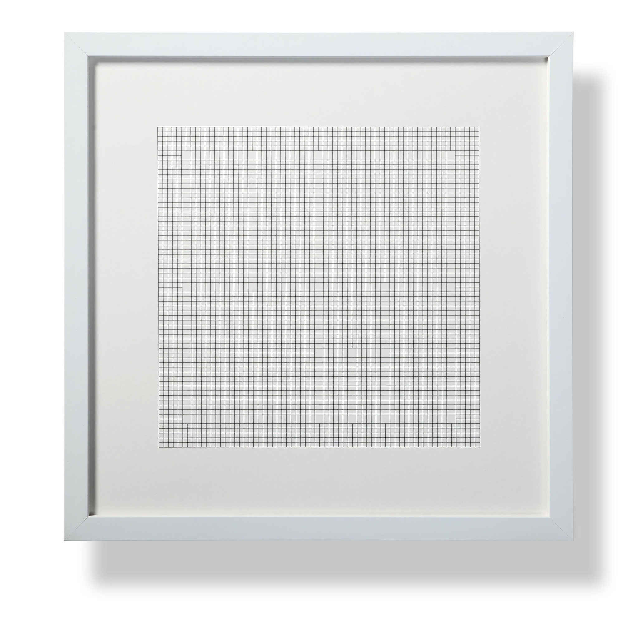Stramin 09 | 2016 | Tinte auf Papier | 30 x 30 cm