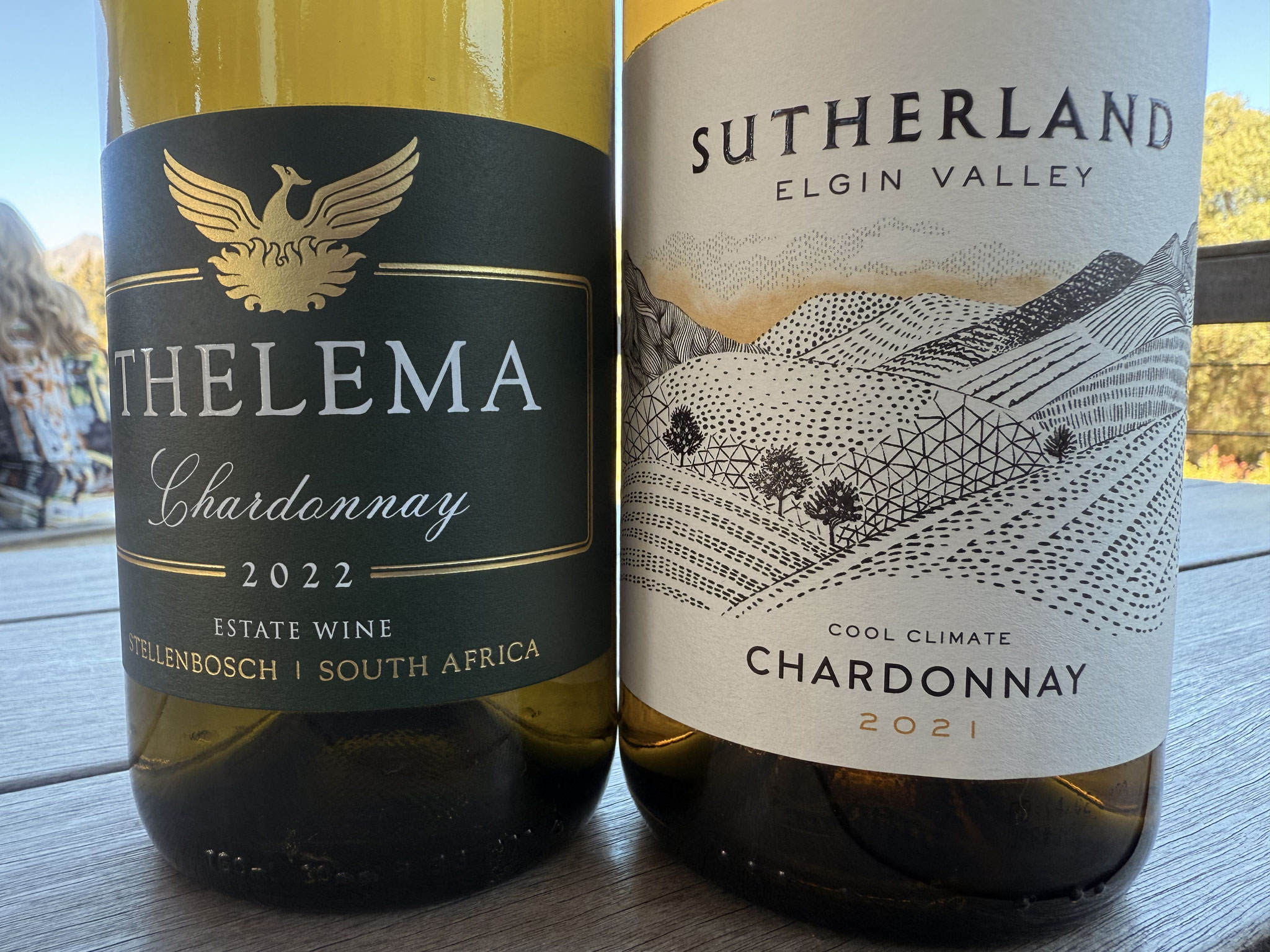 exotische chardonnay, zet rijp vol @, 100% nieuwe aanplant // Sutherlant: hout, brood, tijd nodig CW3 & CW5, root 101-112
