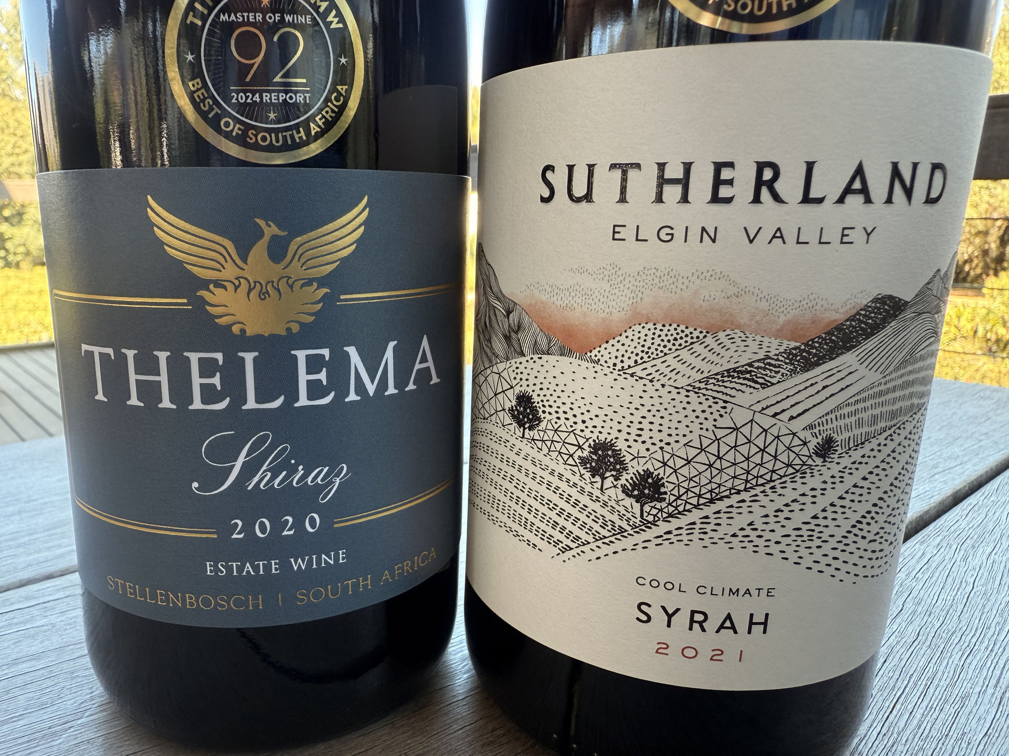 Syrah 2020: fruit, sappig en lekker vlot drinkbaar.// 2021: dieper en meer frisse elegantie.