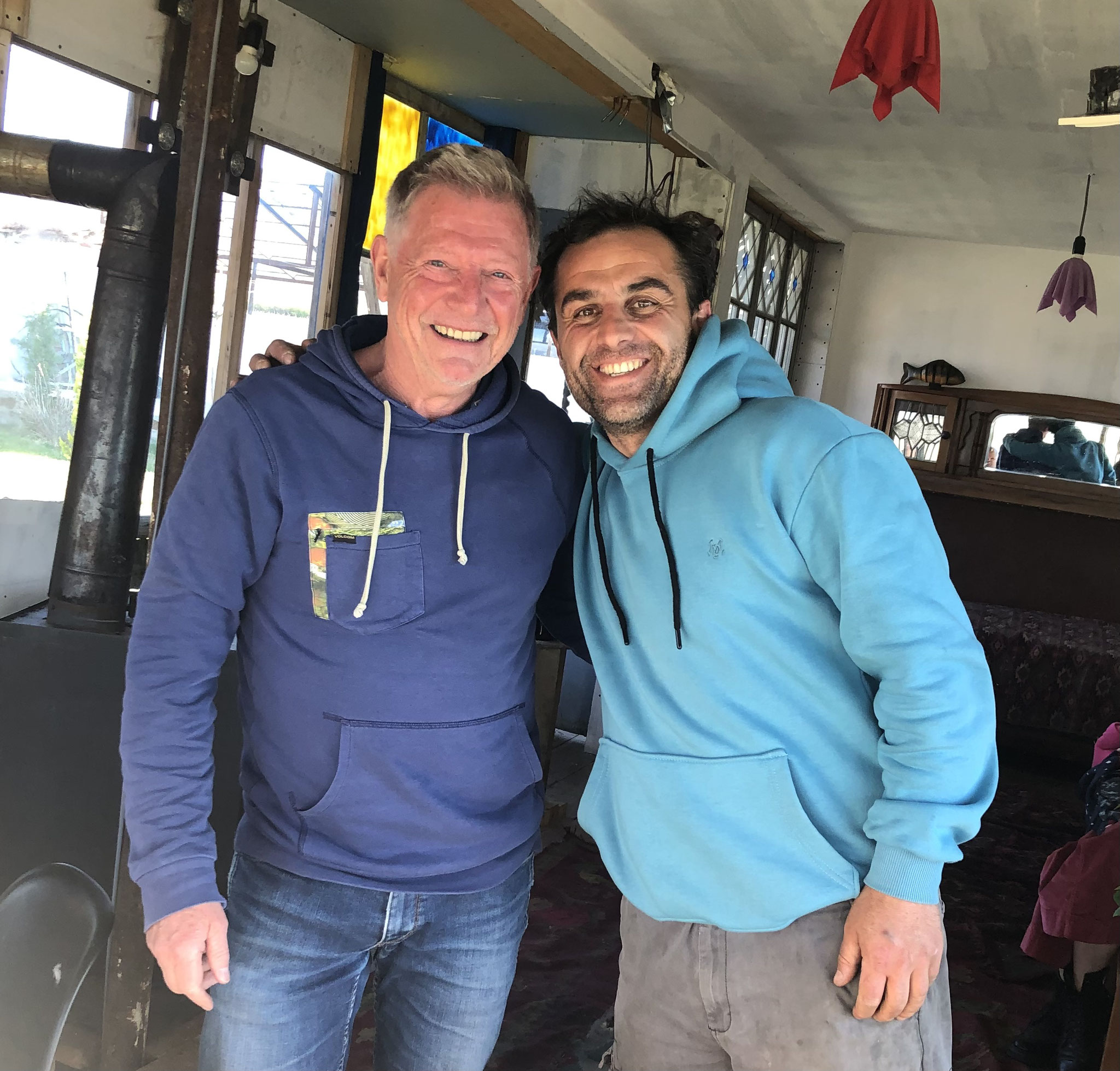 Met Giorgi Alachashvili van Marani Ruispiri Georgië, met wijngaarden in de ongerepte gebieden van de Kaukasus.