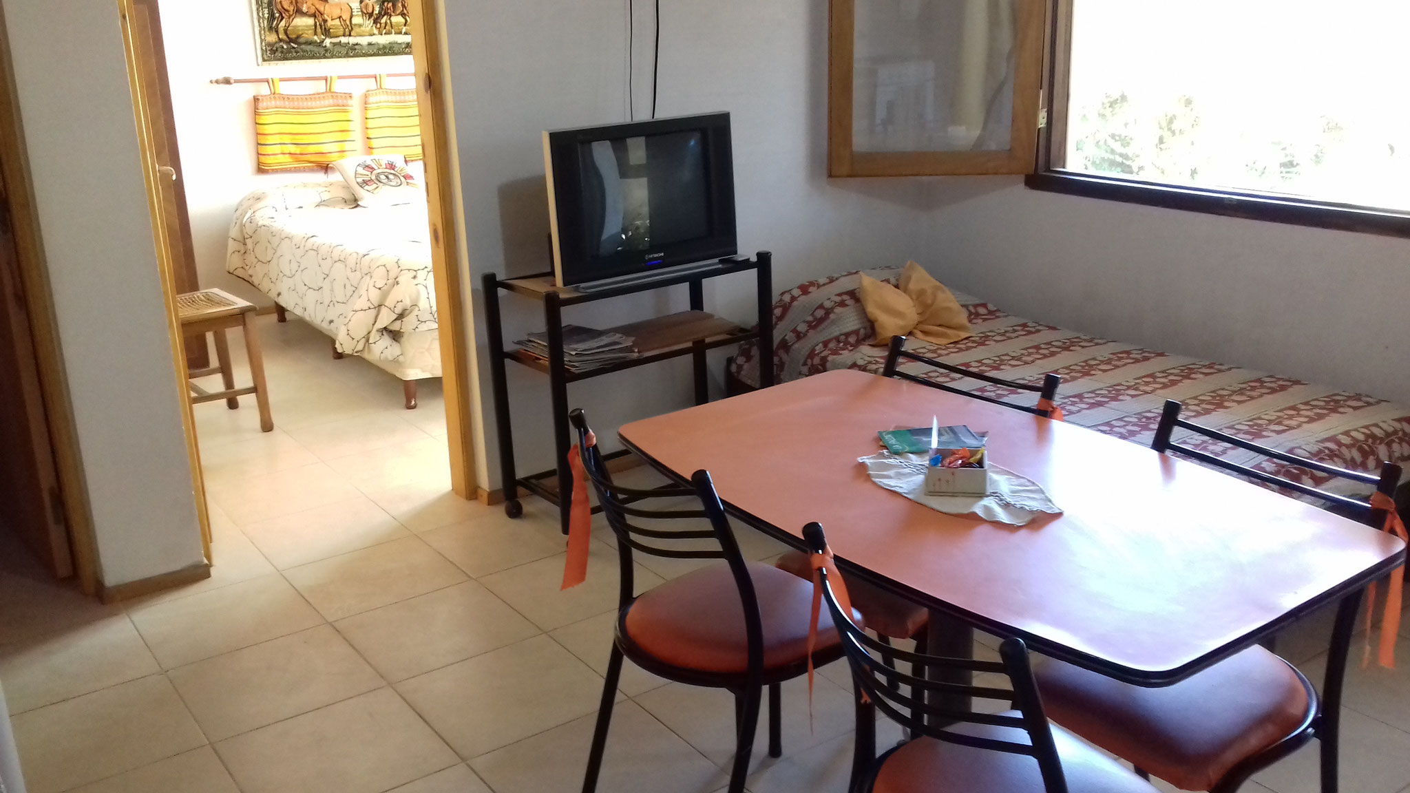 Living-comedor vista desde medada