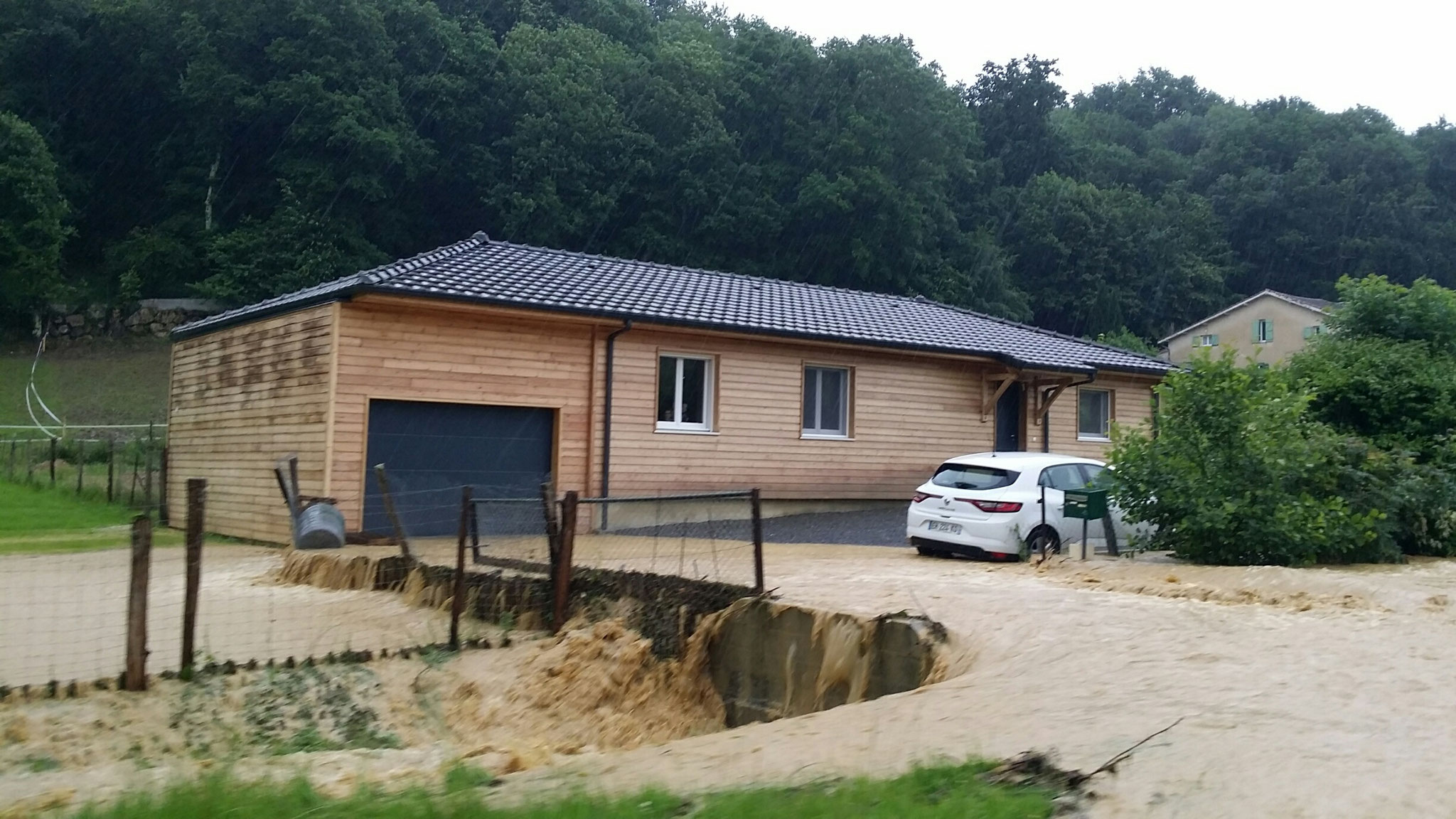 La commune de Soues également affectée - © Fabien Lamouroux