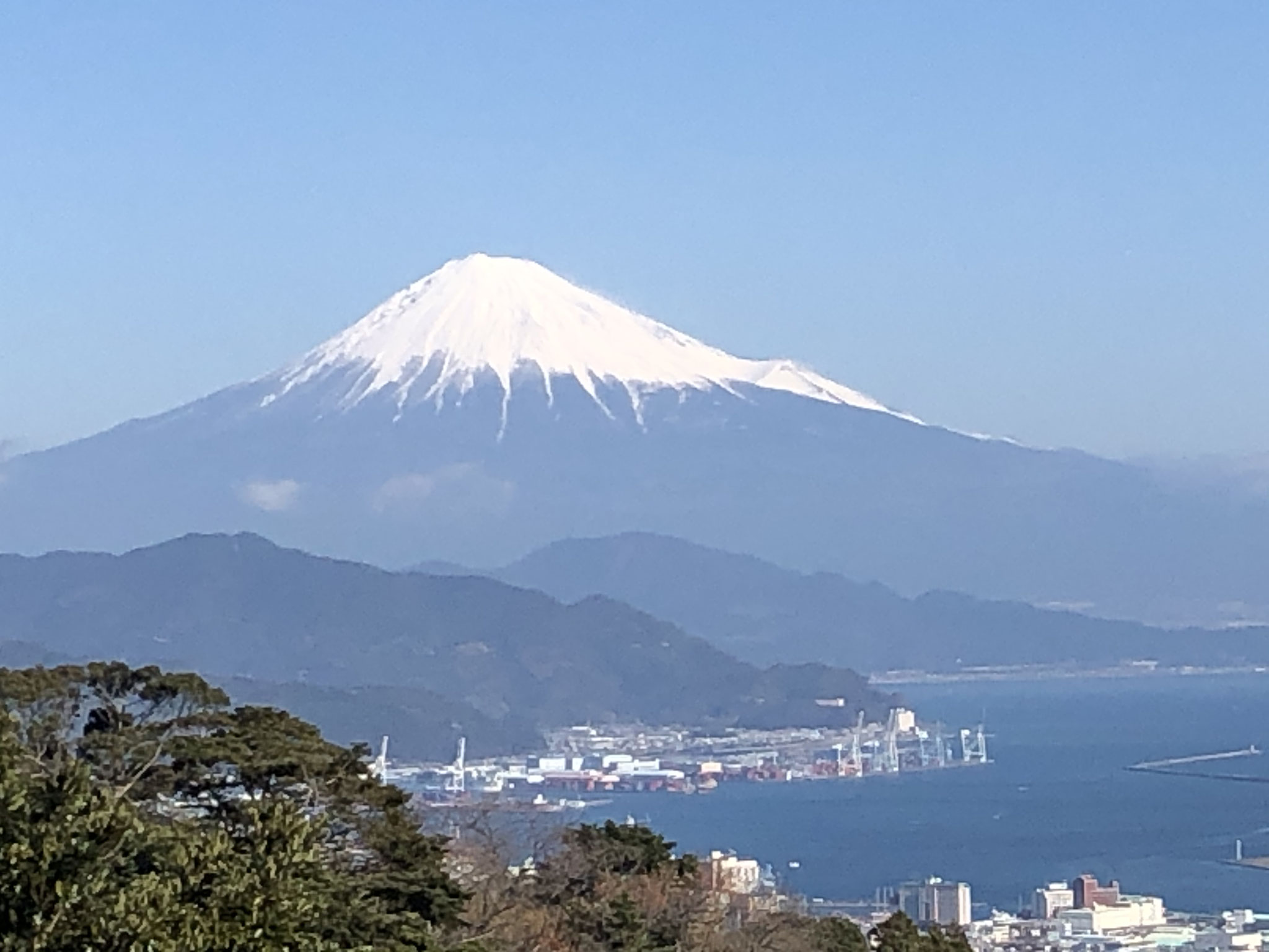 日本平から富士山