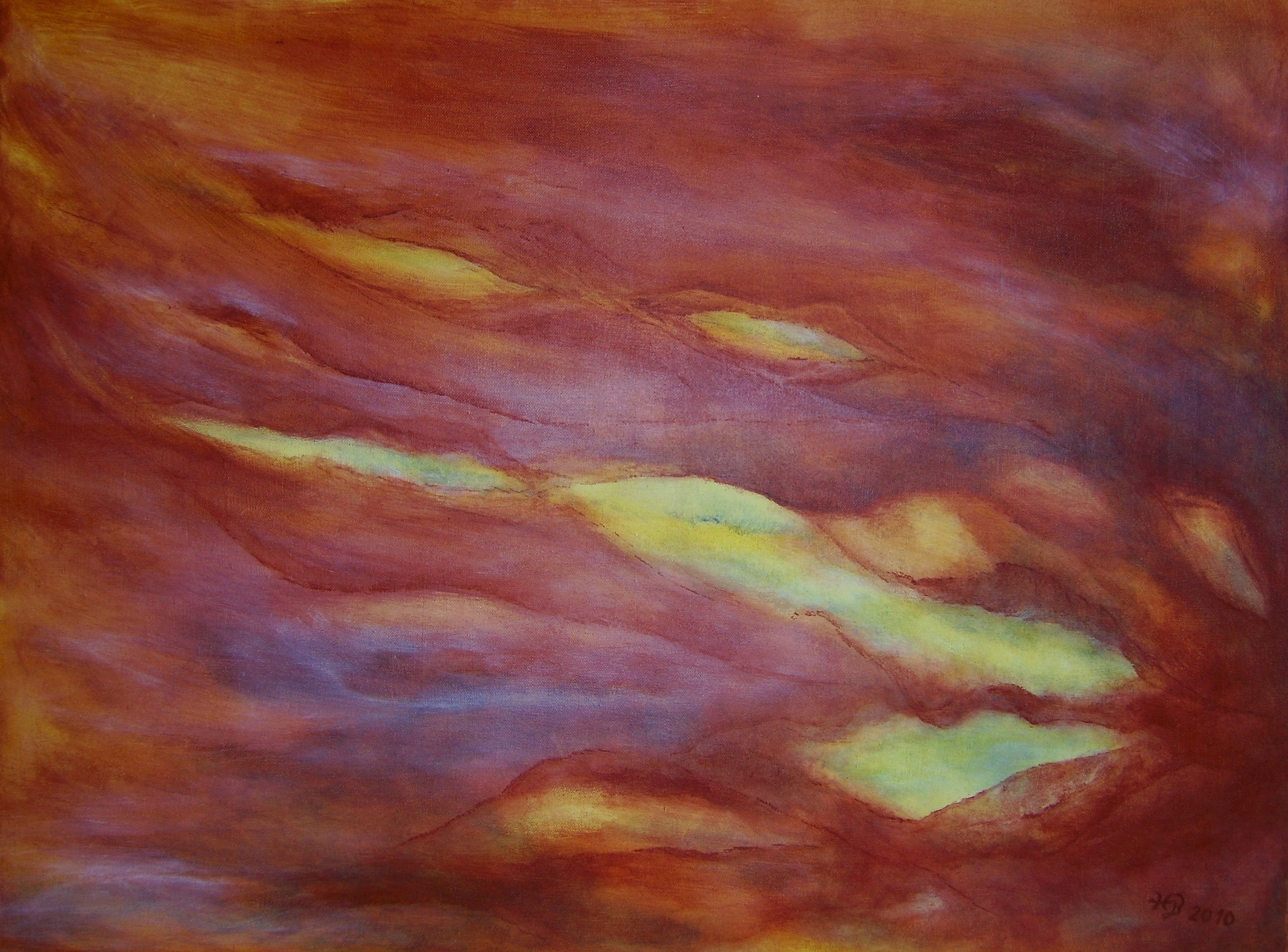 O.T. I, 2010, Acryl,  60 x 80 cm