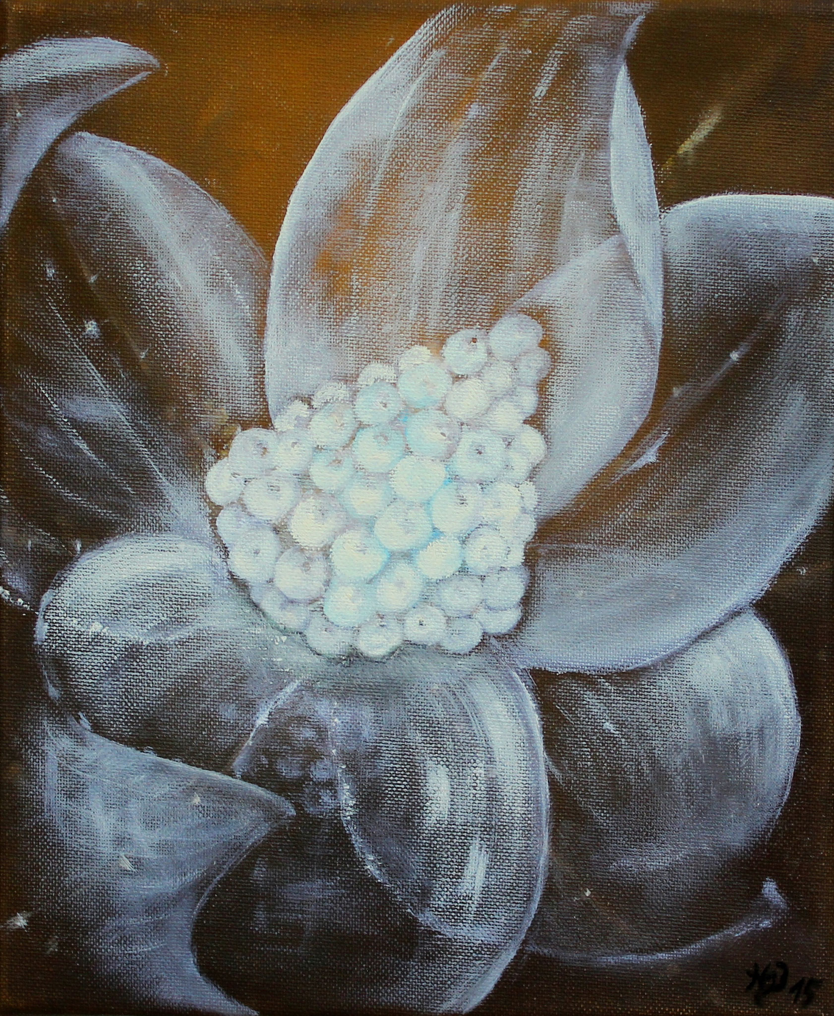 Mystik - Trauben, 2015, Öl, 30 x 25 cm