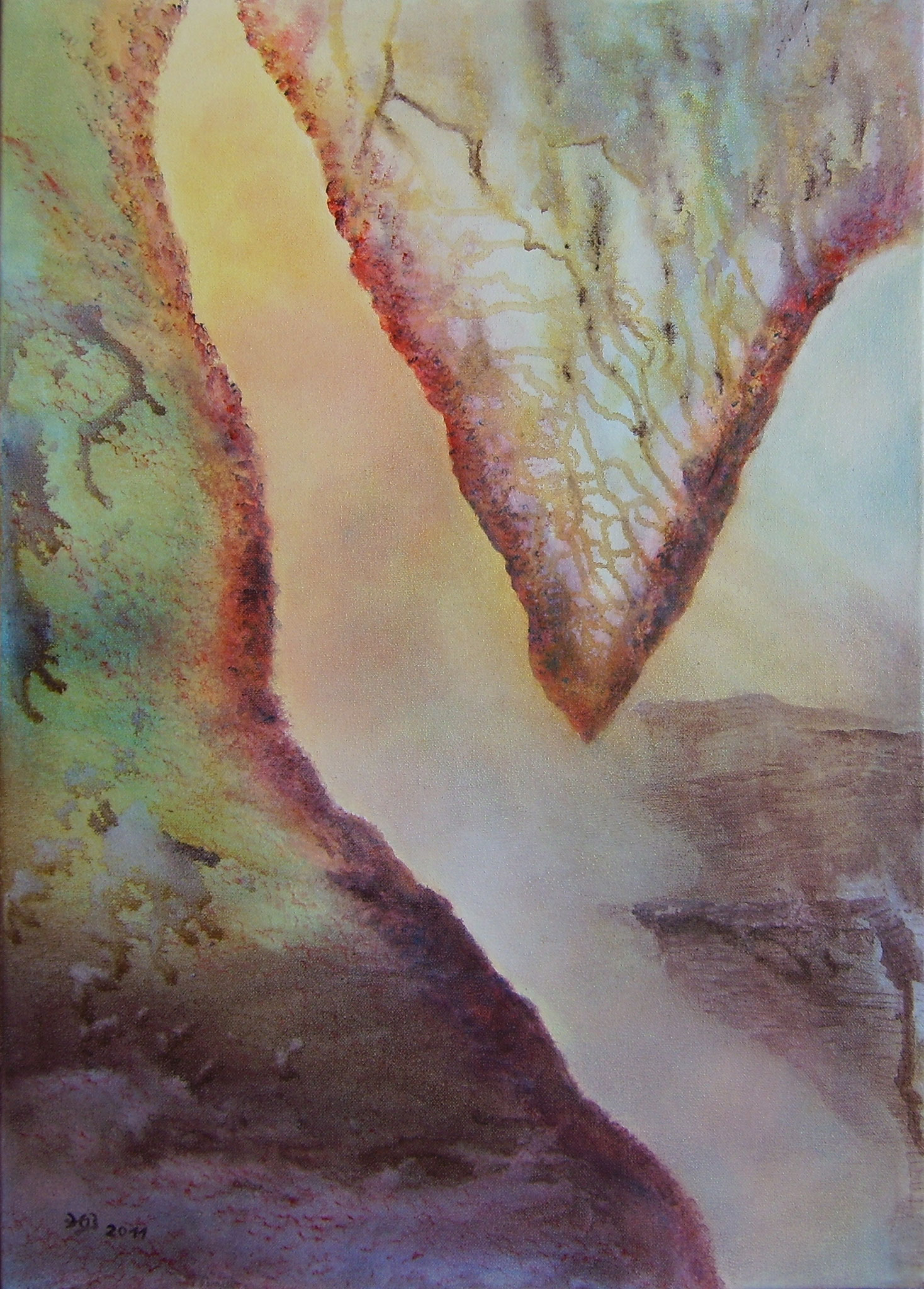 Sinfonie, 2011, Acryl, 50 x 70 cm