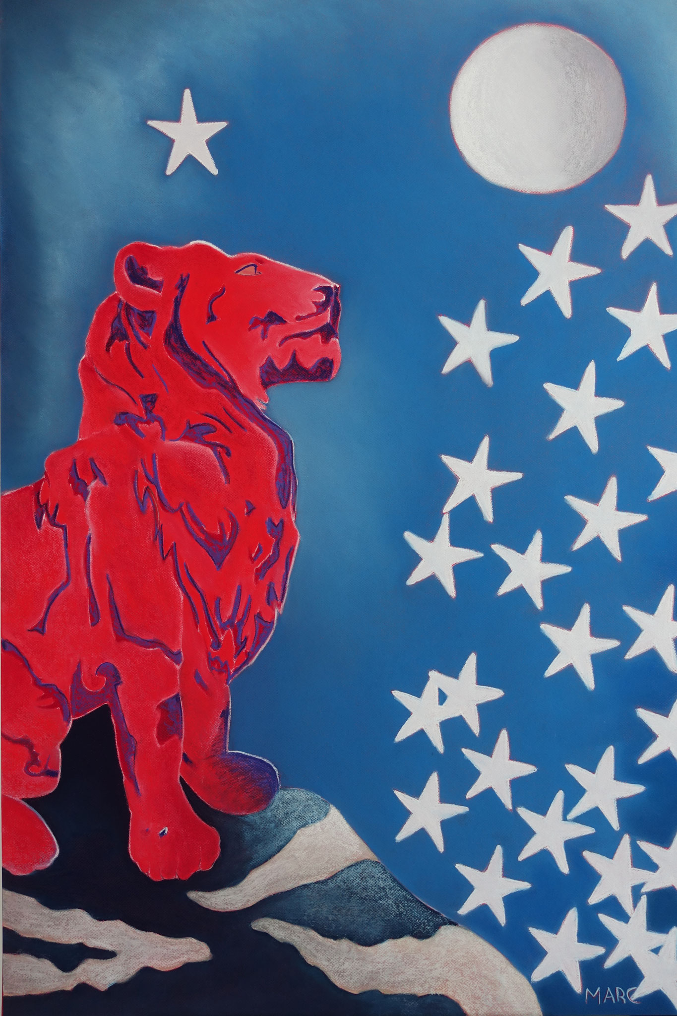 Lion, 80x120, 3000 €