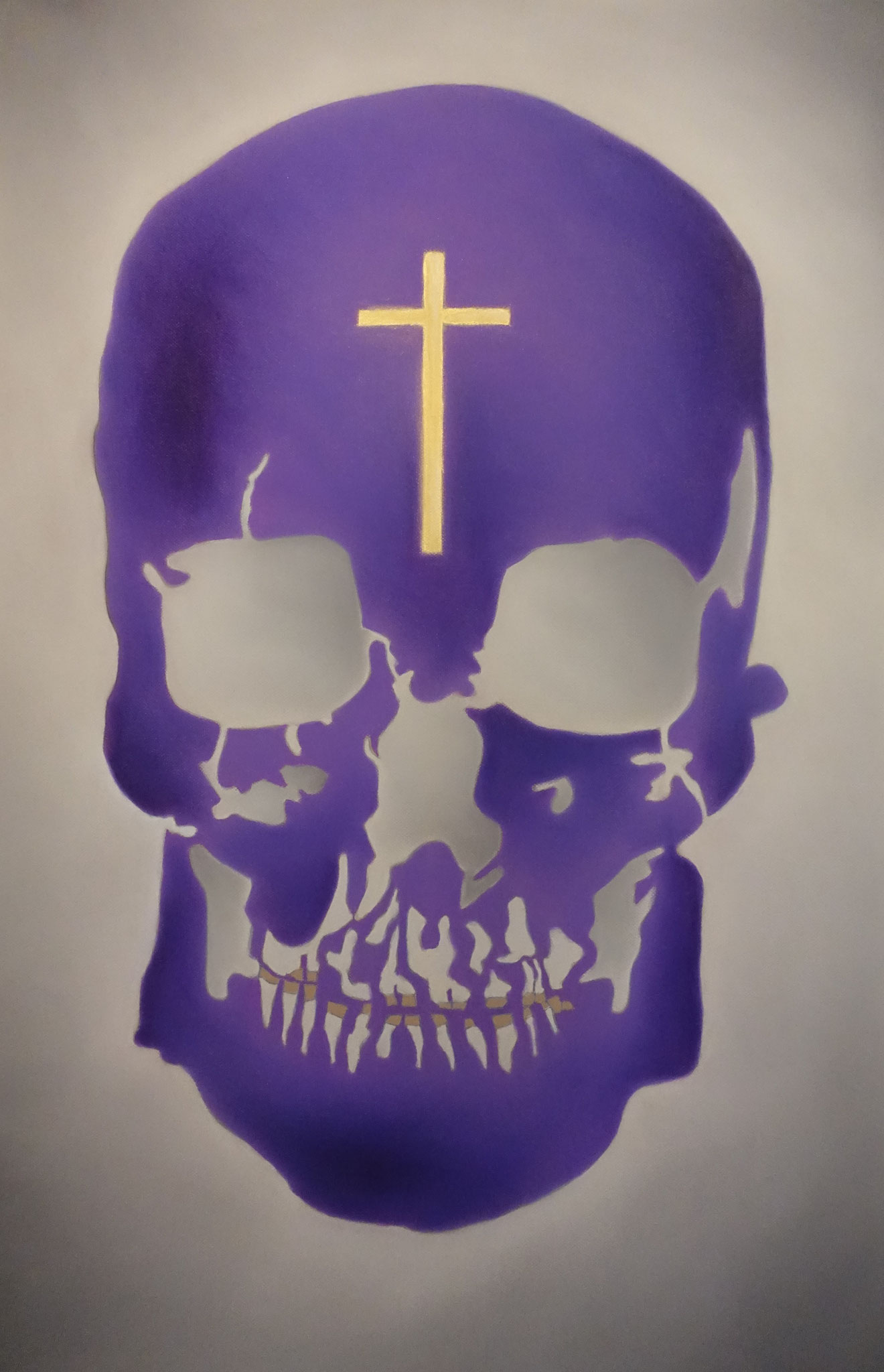 Crâne à la croix, 80x120, 3000 €