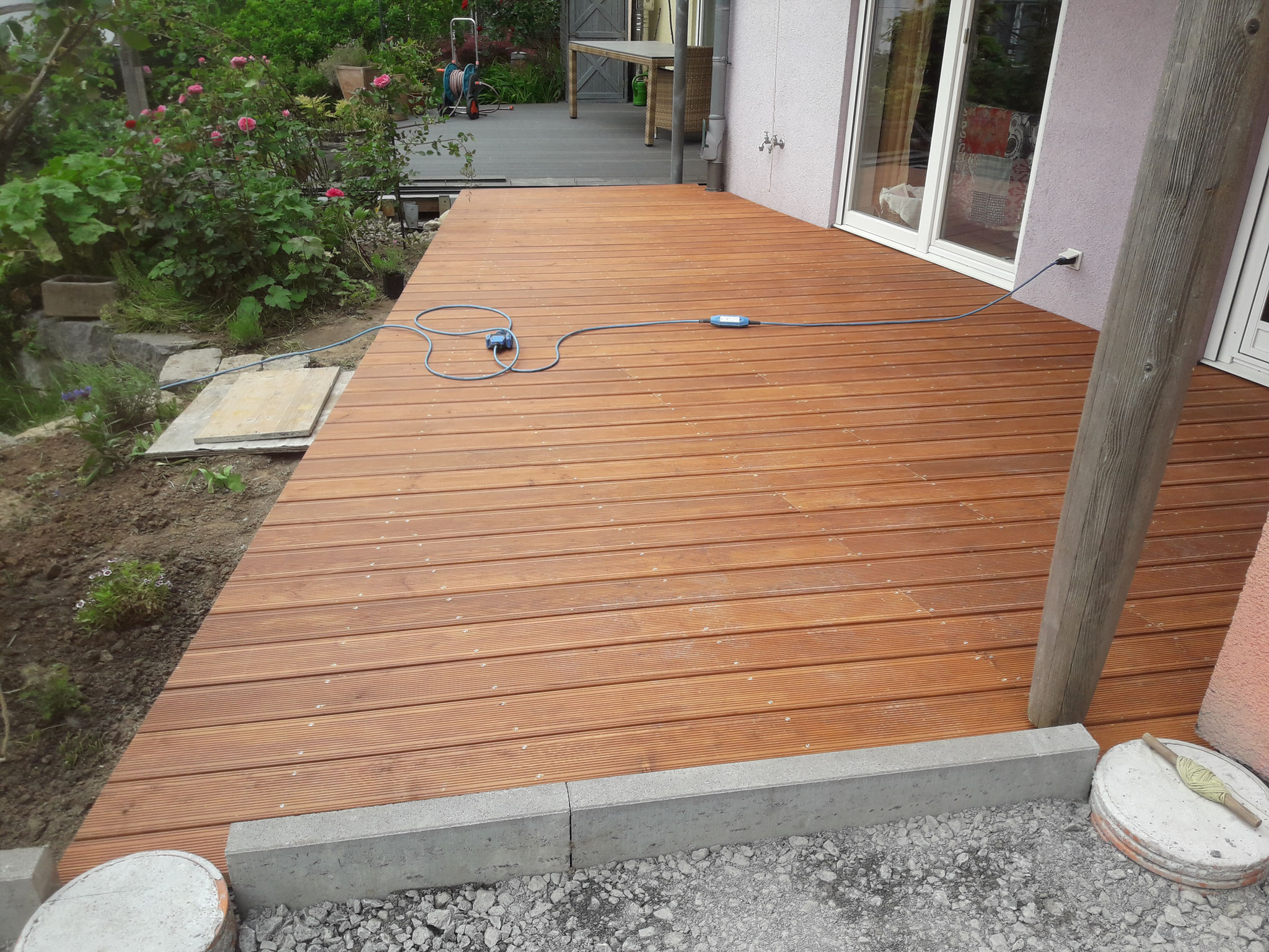 Terrasse mit Lärche