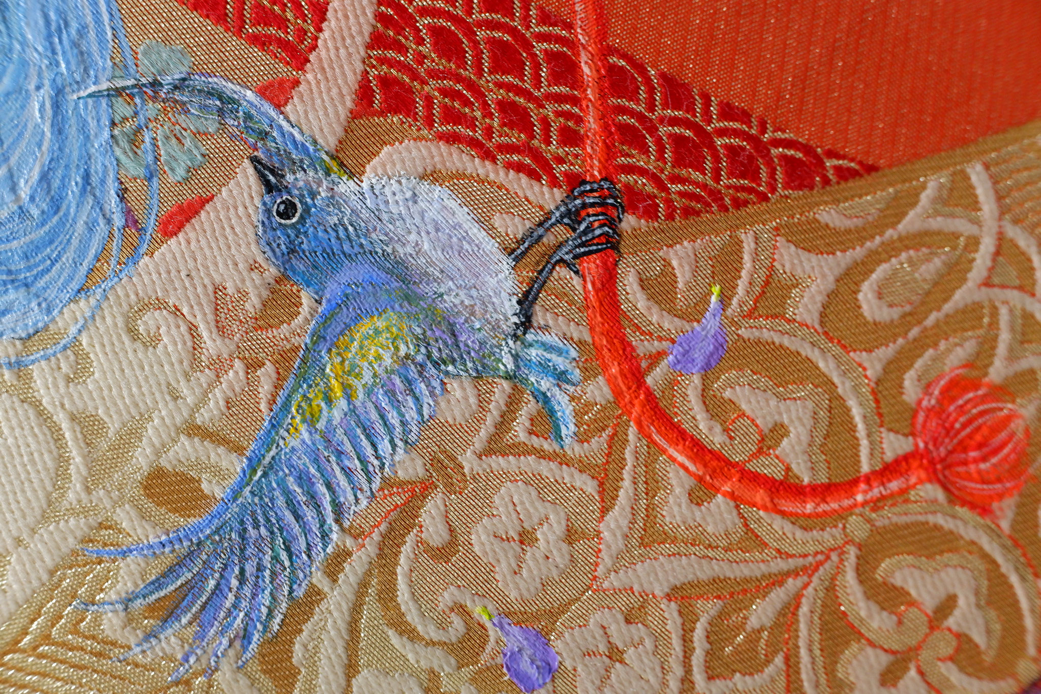 small blue bird,　小鳥