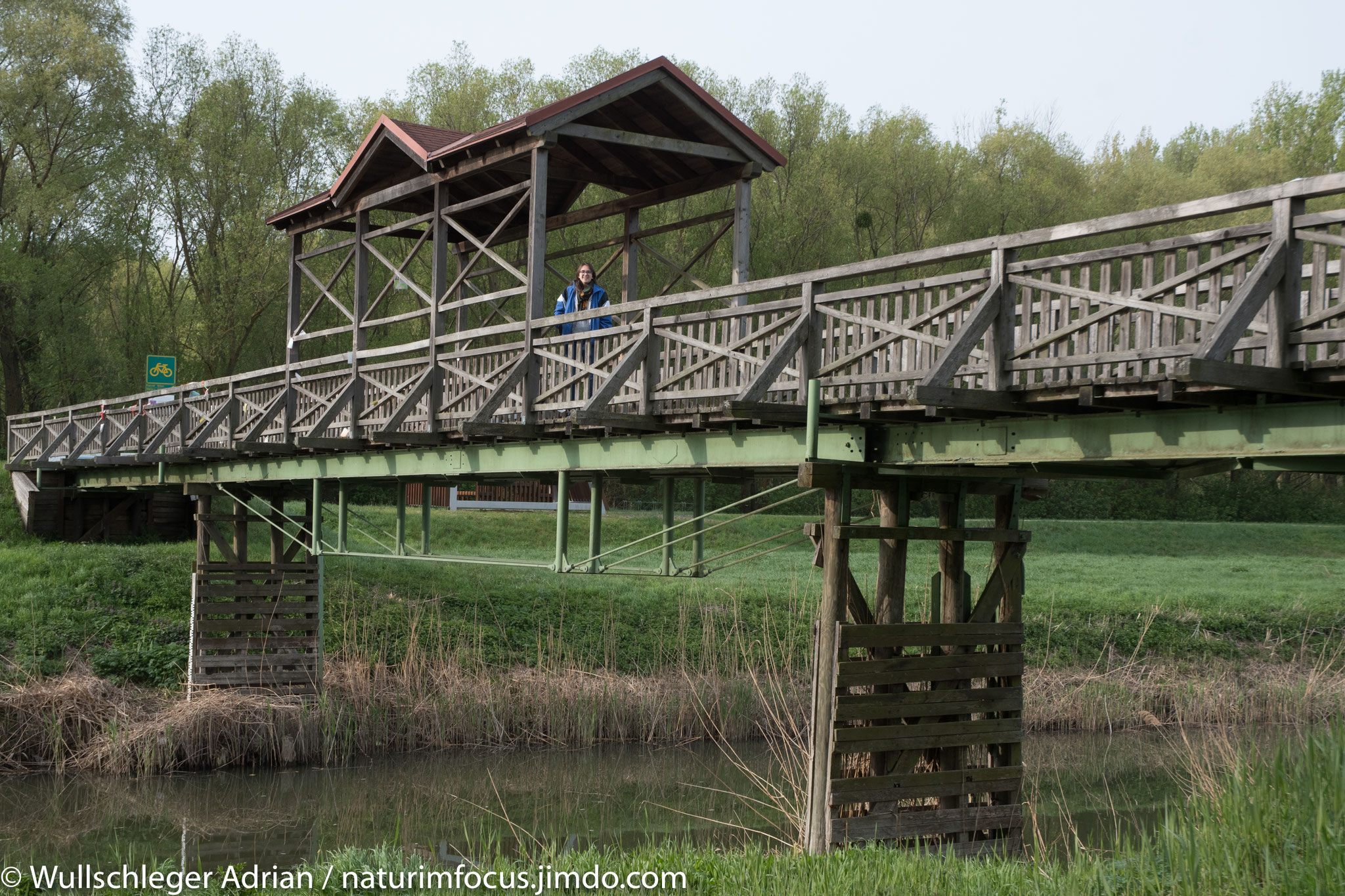 Die Brücke von Andau an der Ungarischen Grenze