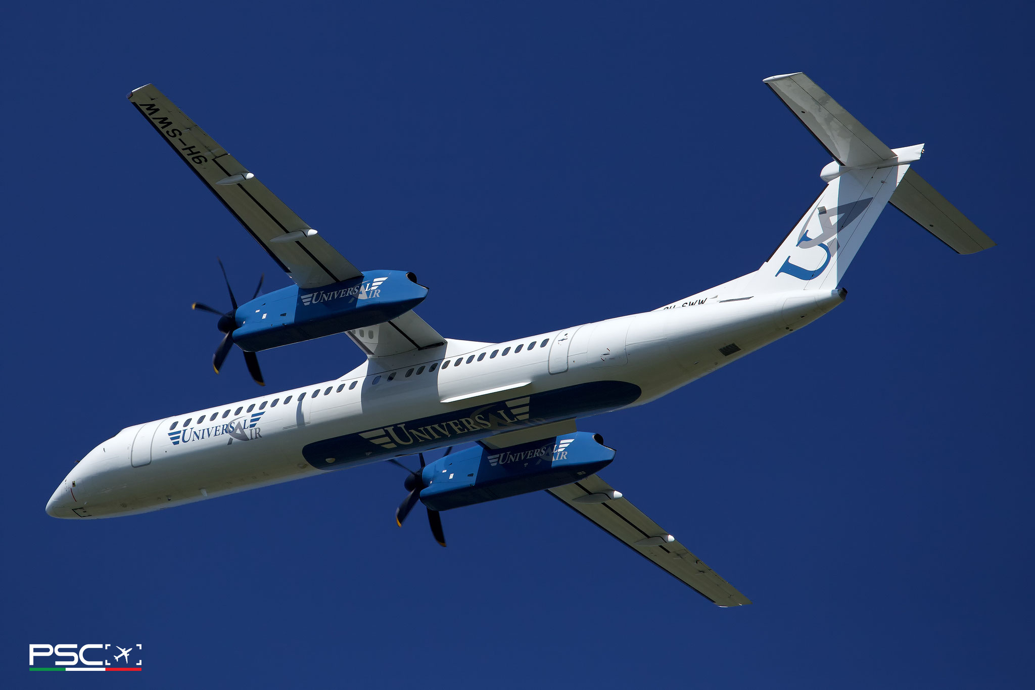 9H-SWW Dehavilland Canada DHC-8-402 4411  PW150A  Universal Air (Nordic Aviation Capital) 2012