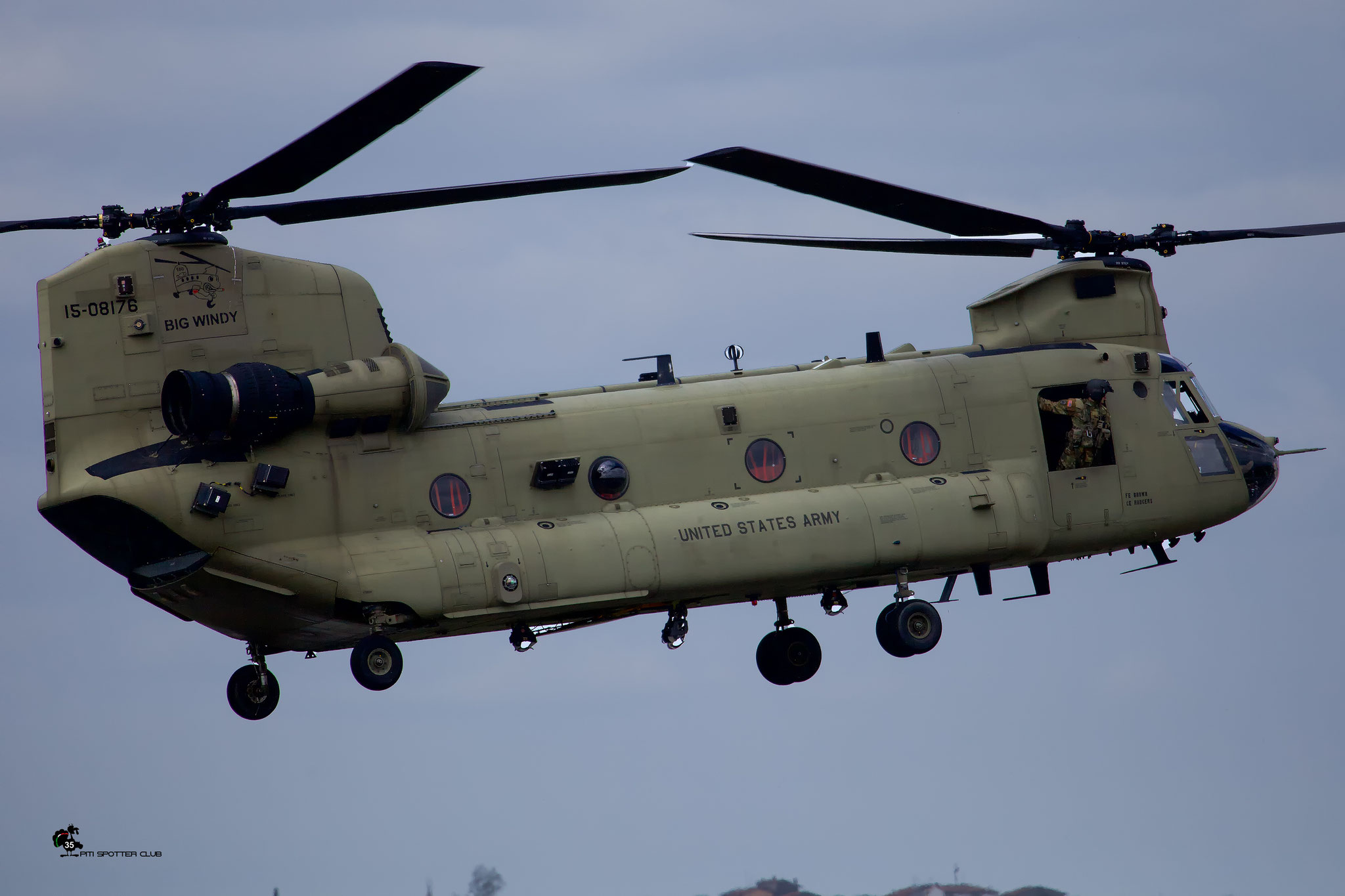 15-08176 Co B CH-47F M8176 1-214th AVN United States Army