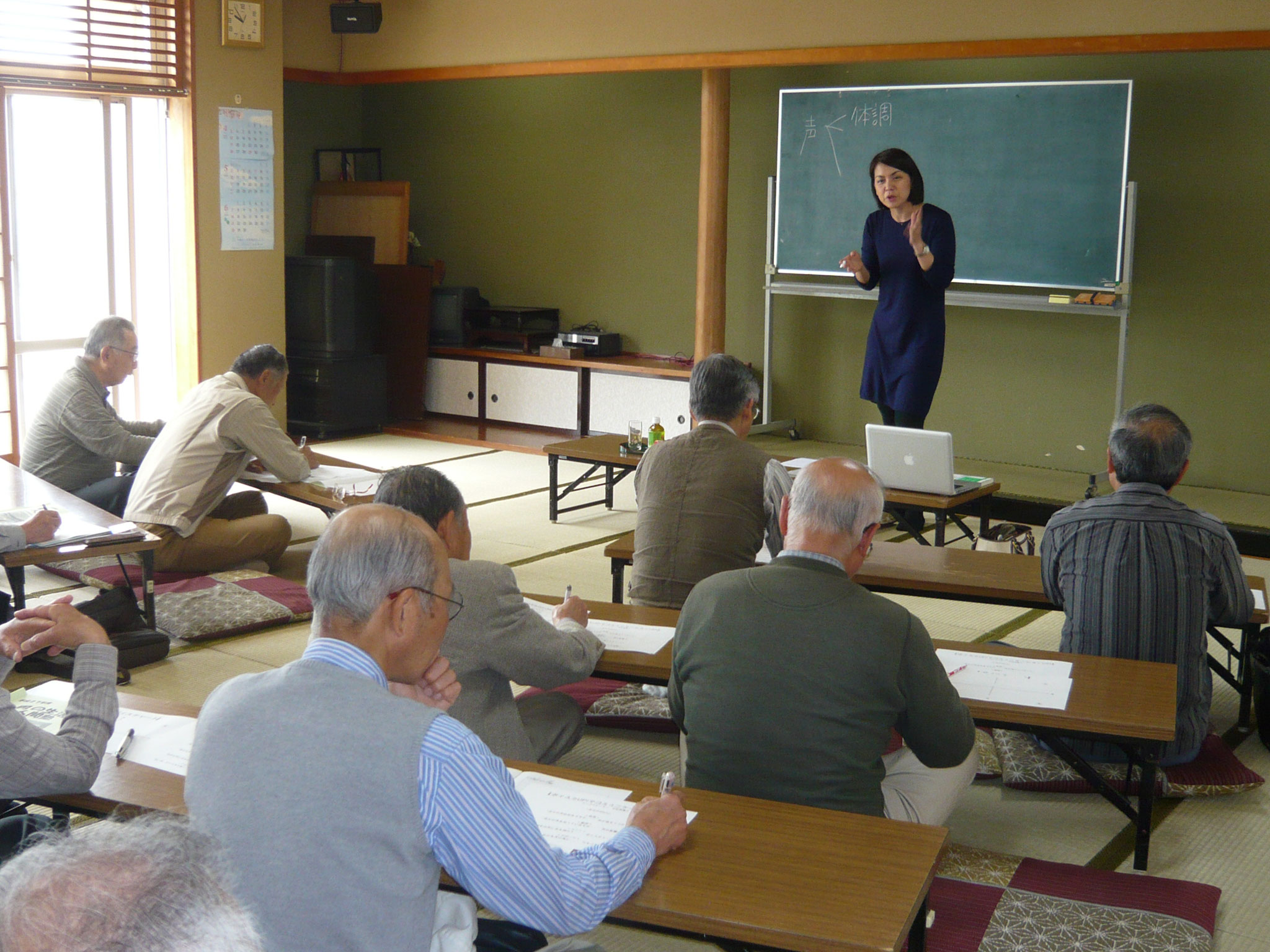 高齢者学級学びの講座講師　話し方講座