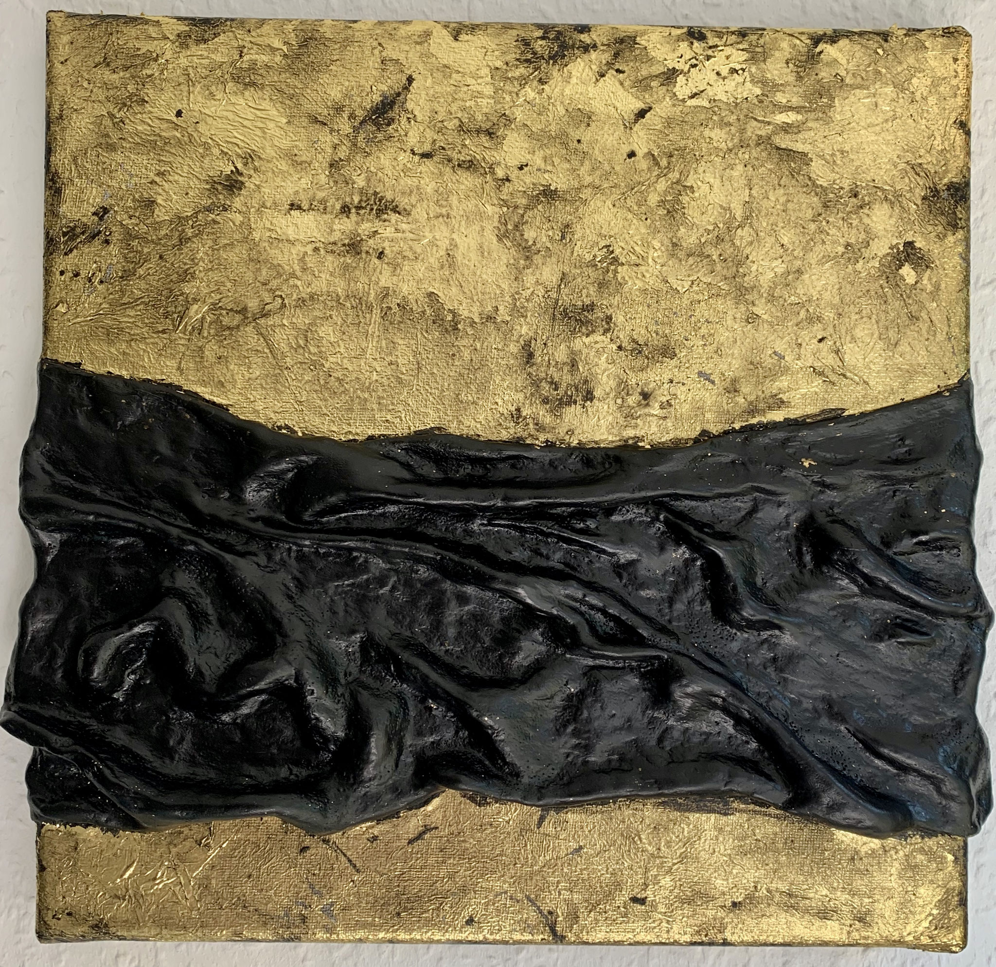 "golden Touch 1" 25 x 25 cm  sold