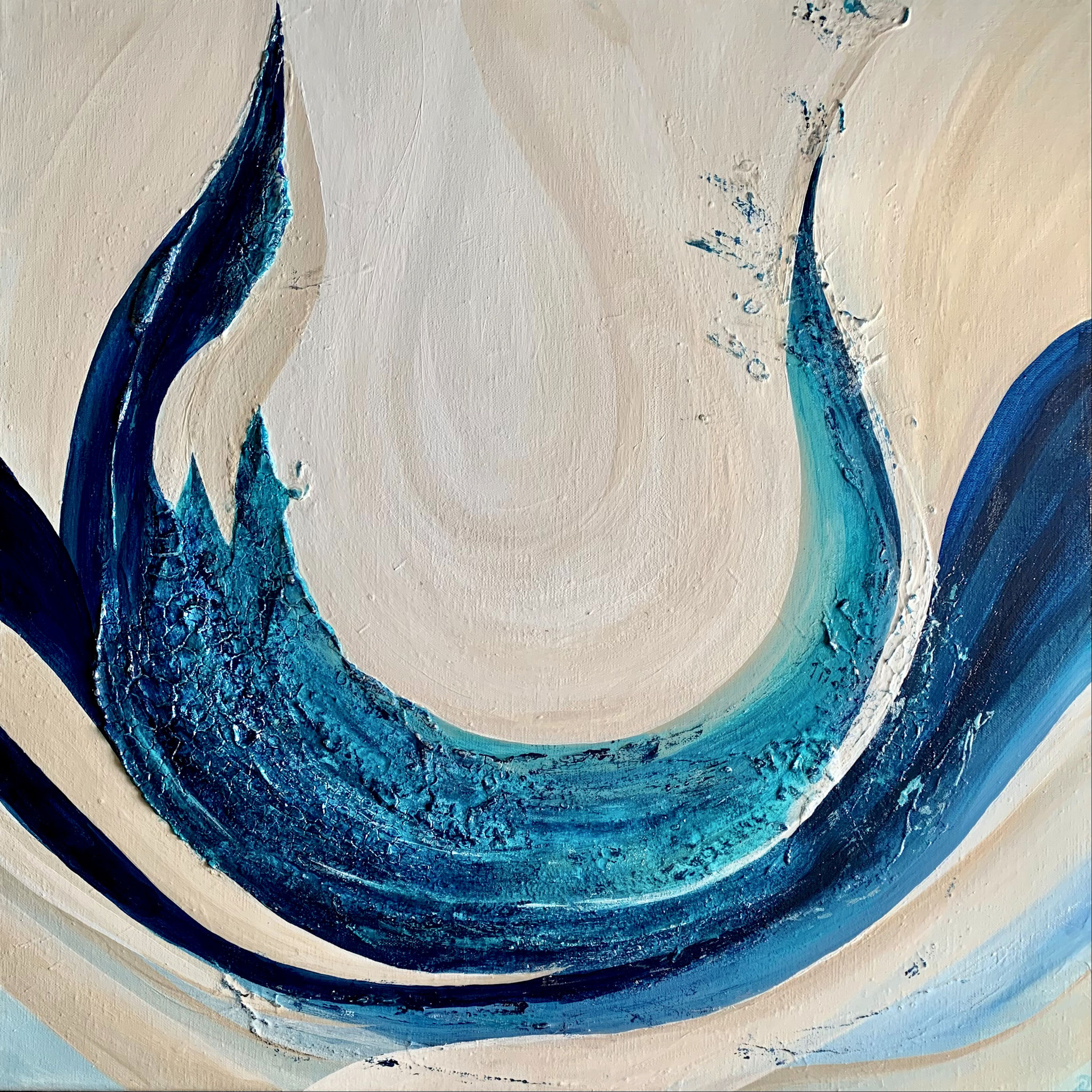 "Divine masculine" 60 x 60cm verk.