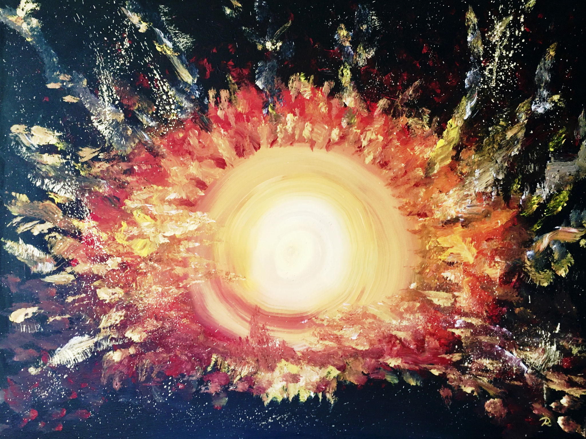 "Lutz"  60 x 80cm  Acrymix auf Leinwand, sold