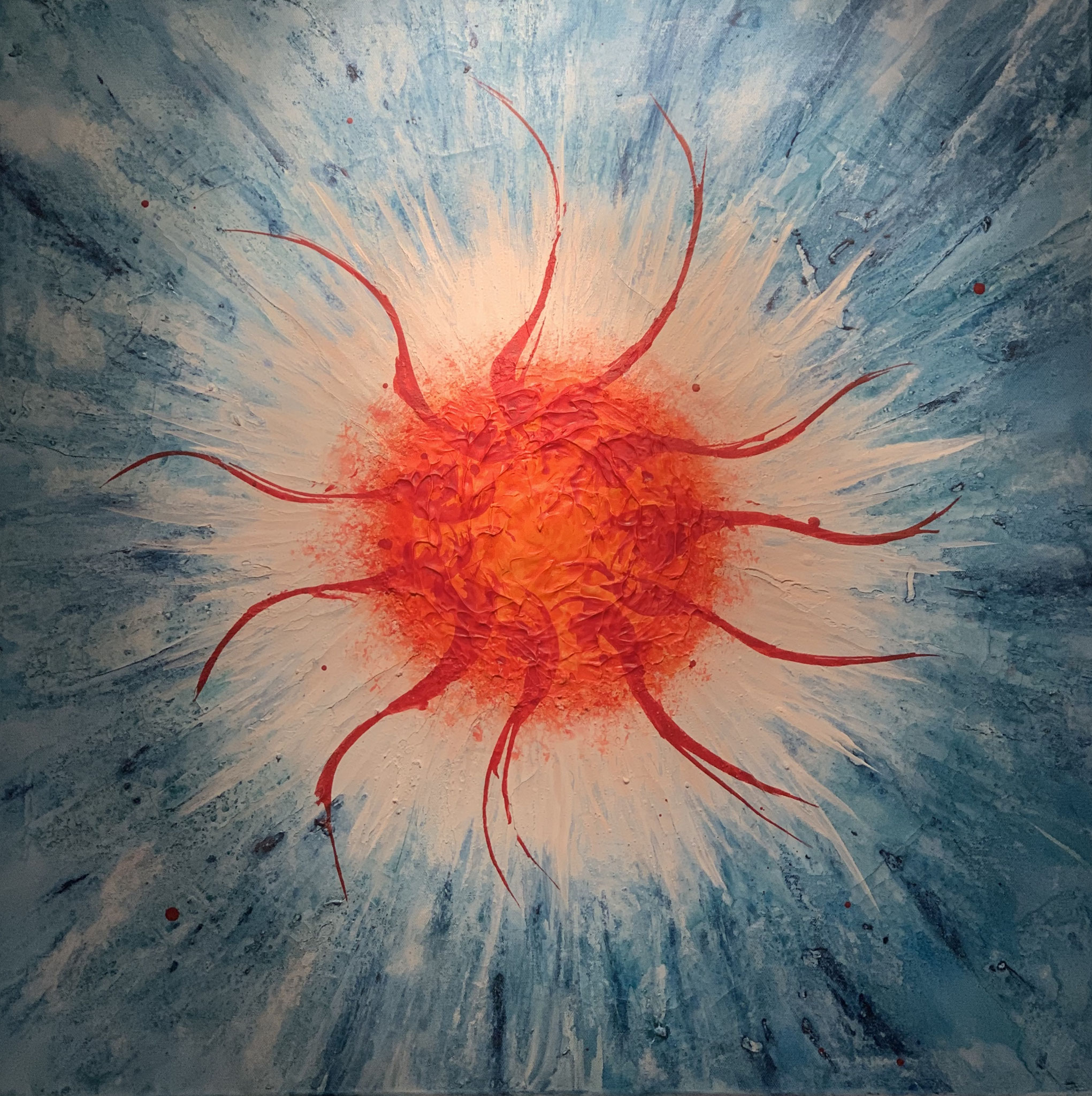 "Explosion" 80 x 80 cm sold