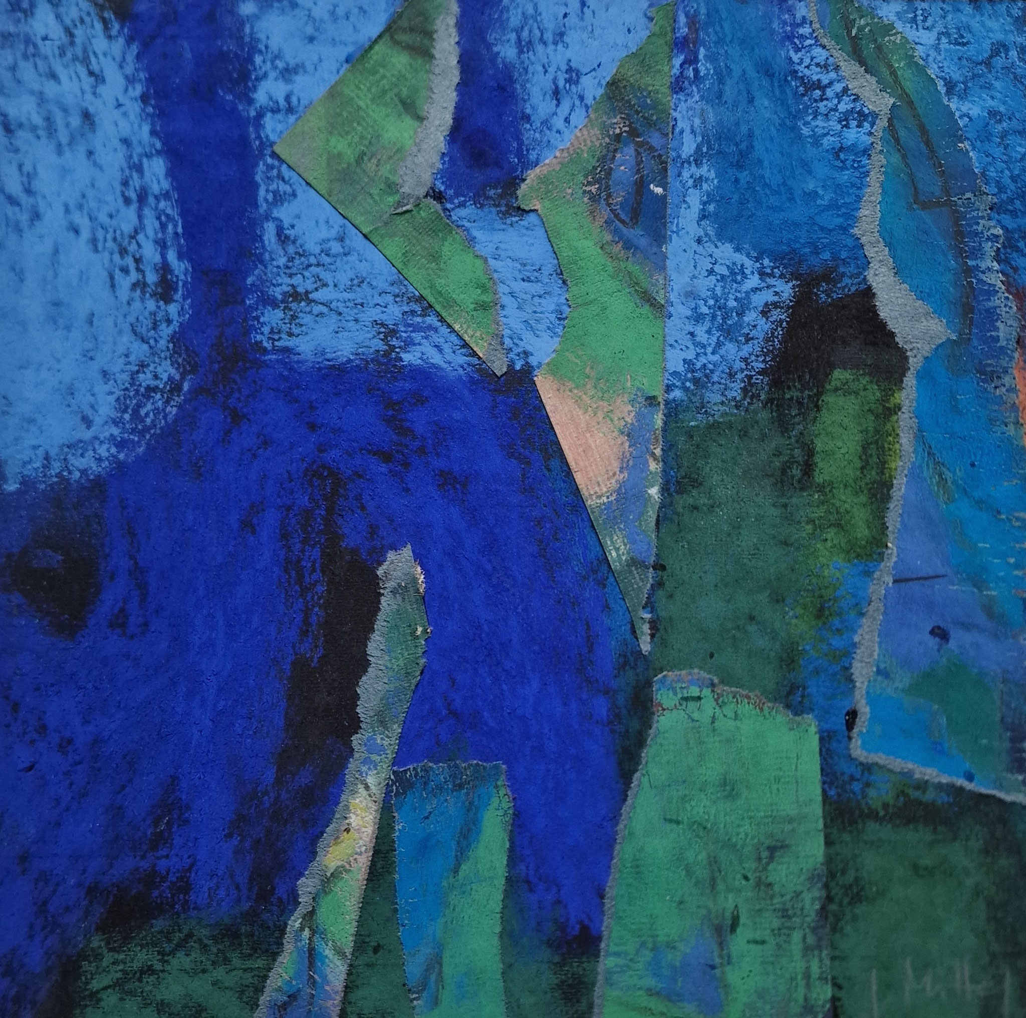 Johanna Mittag, Nachtlied, 2022, Collage