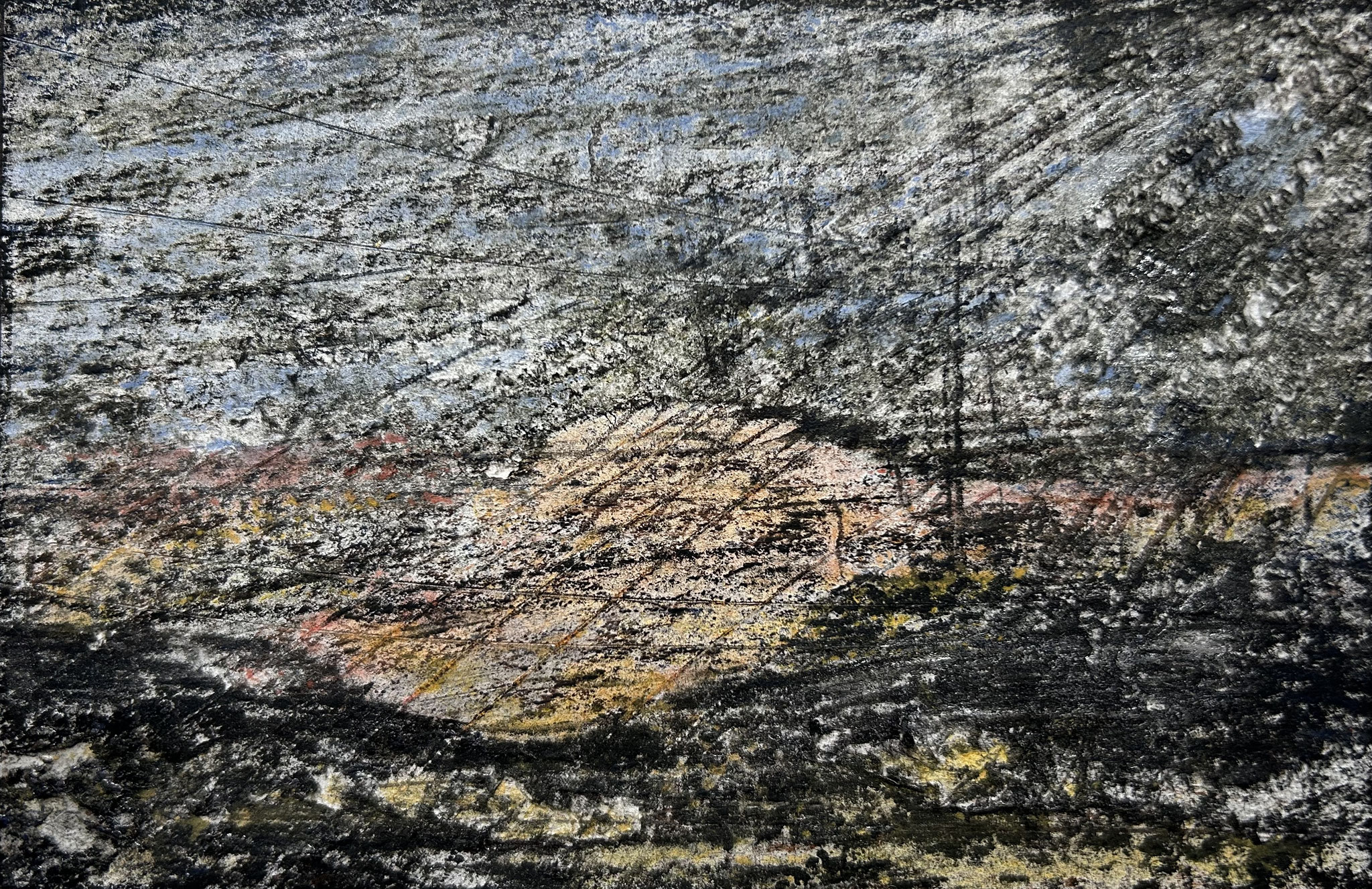 Dieter Weise, Landschaftliches, 2025, Holzschnitt