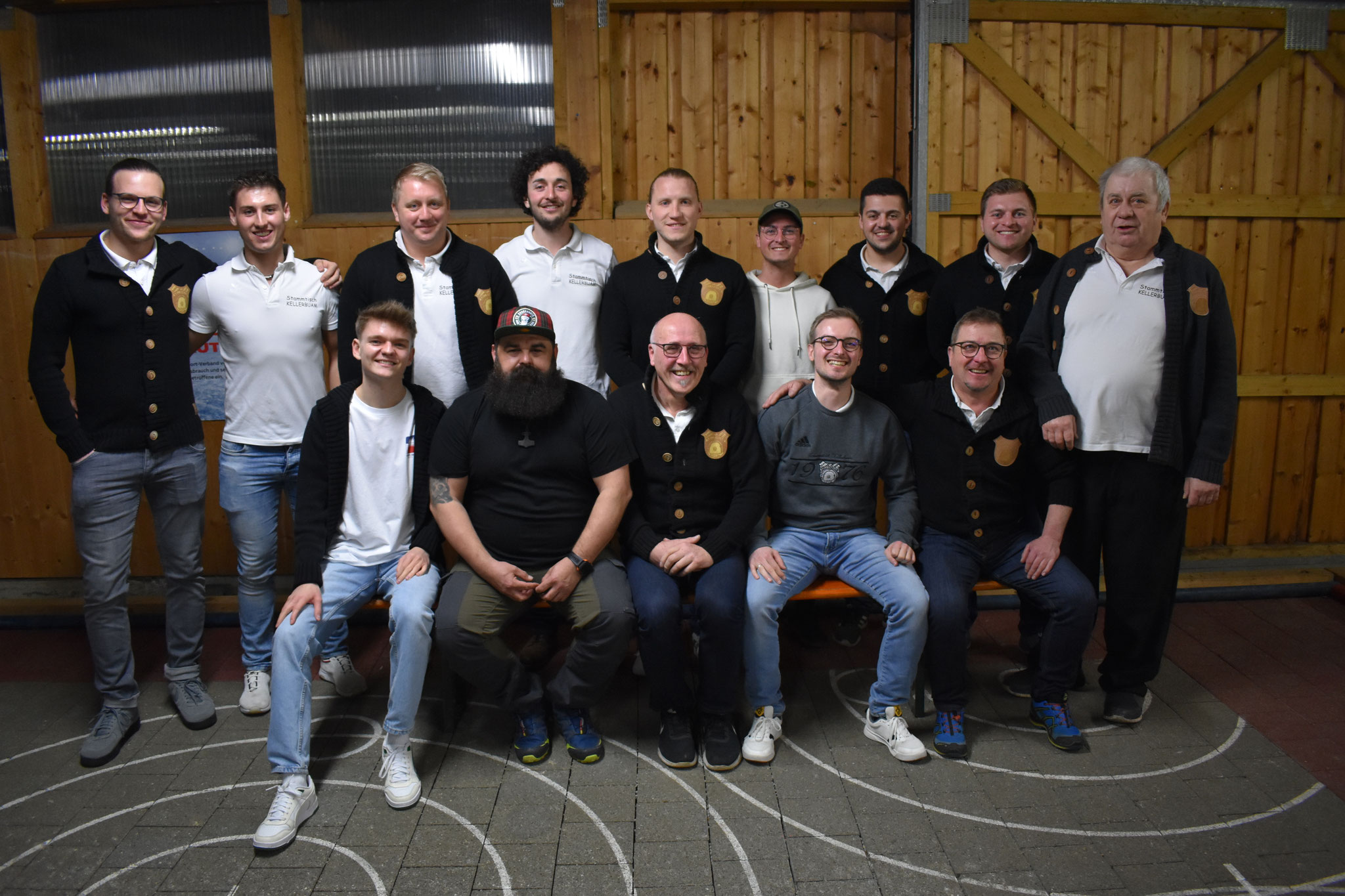 Das neu gewählte Führungsteam der Kellerbuam