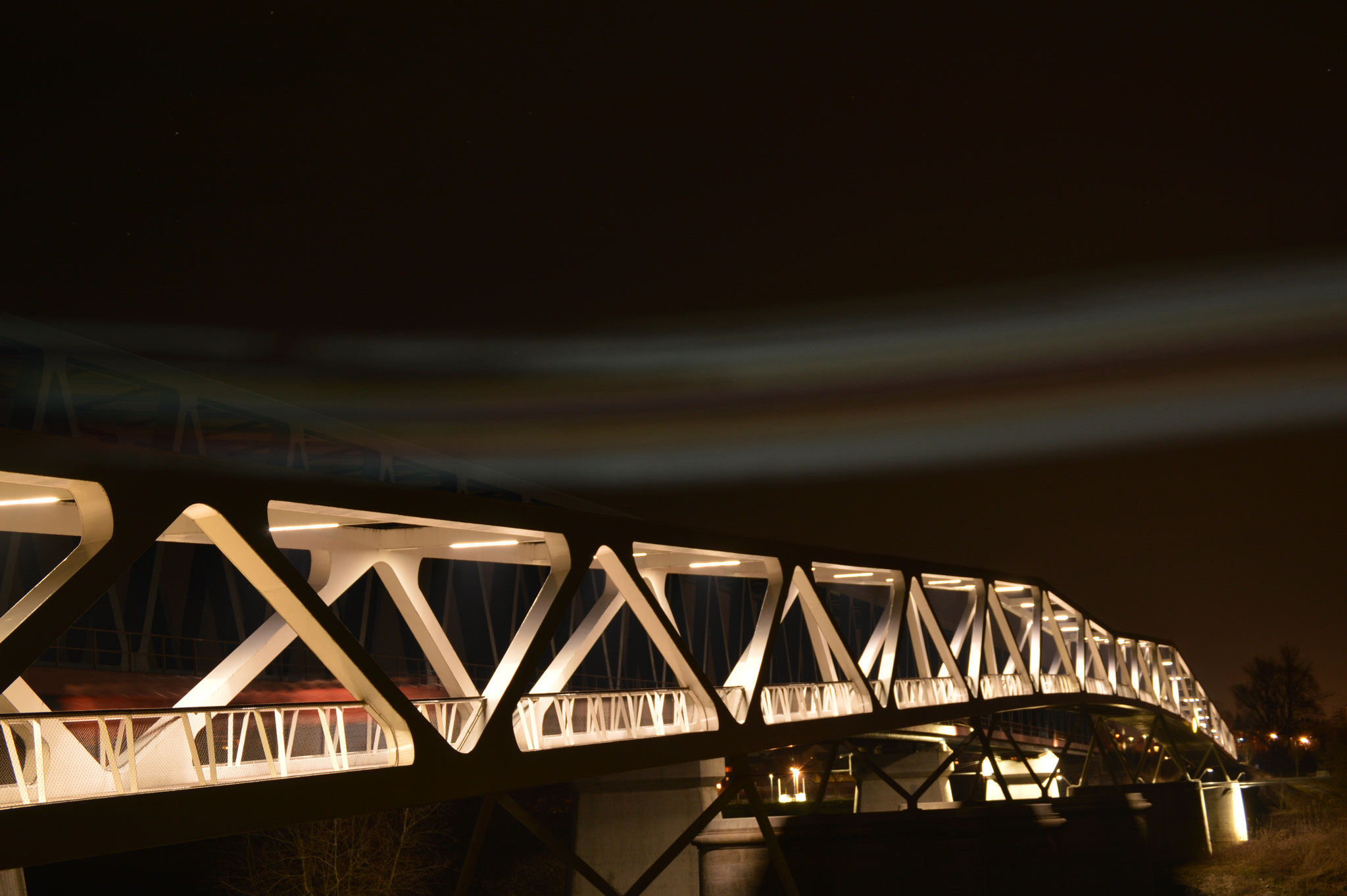 Fußgängerbrücke Donaupromenade Deggendorf