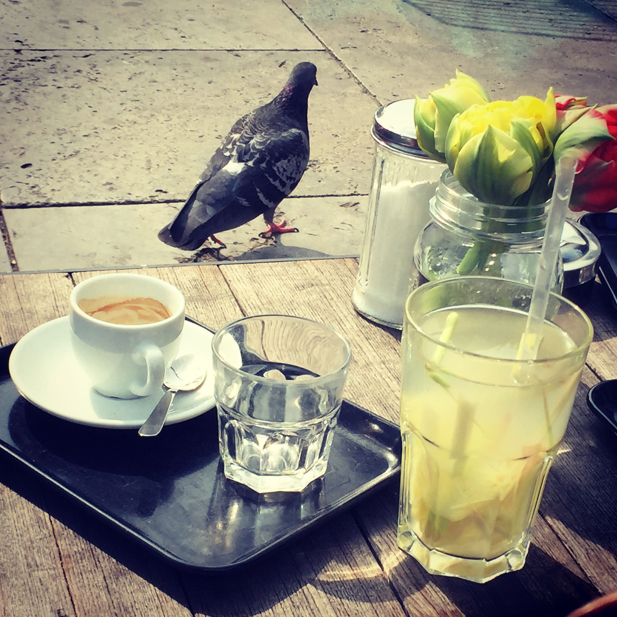 Espresso and Ginger Tea@Waranga - Stuttgart, Germany