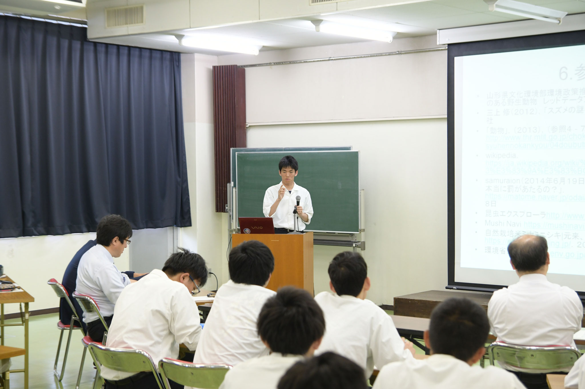 酒田南高等学校校内画像