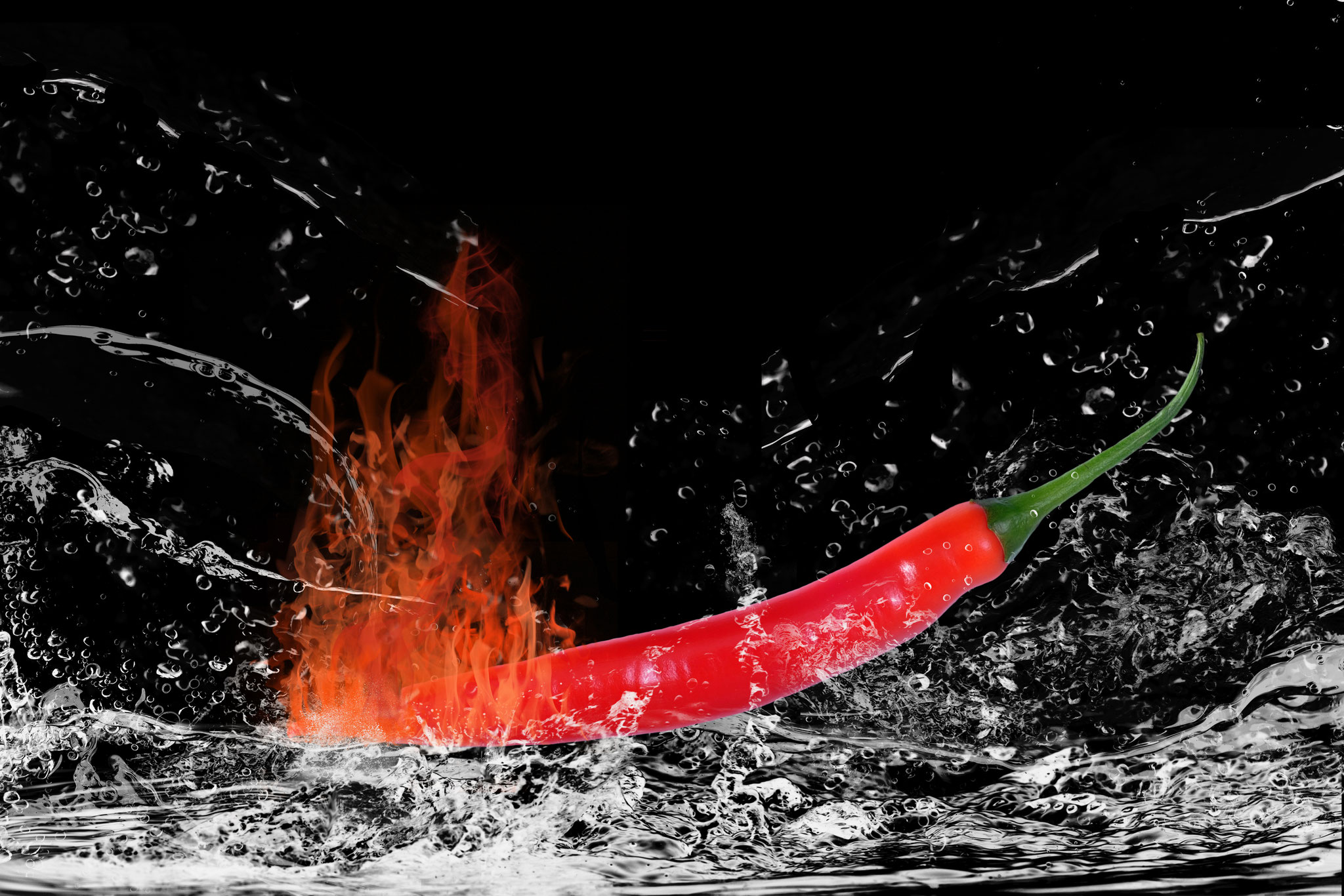 Motiv Chilli Schote Küchenrückwand aus Glas keine Folie! endlos verlegbar Motiv Chilli Schote Küchenrückwand aus Glas keine Folie! endlos verlegbar