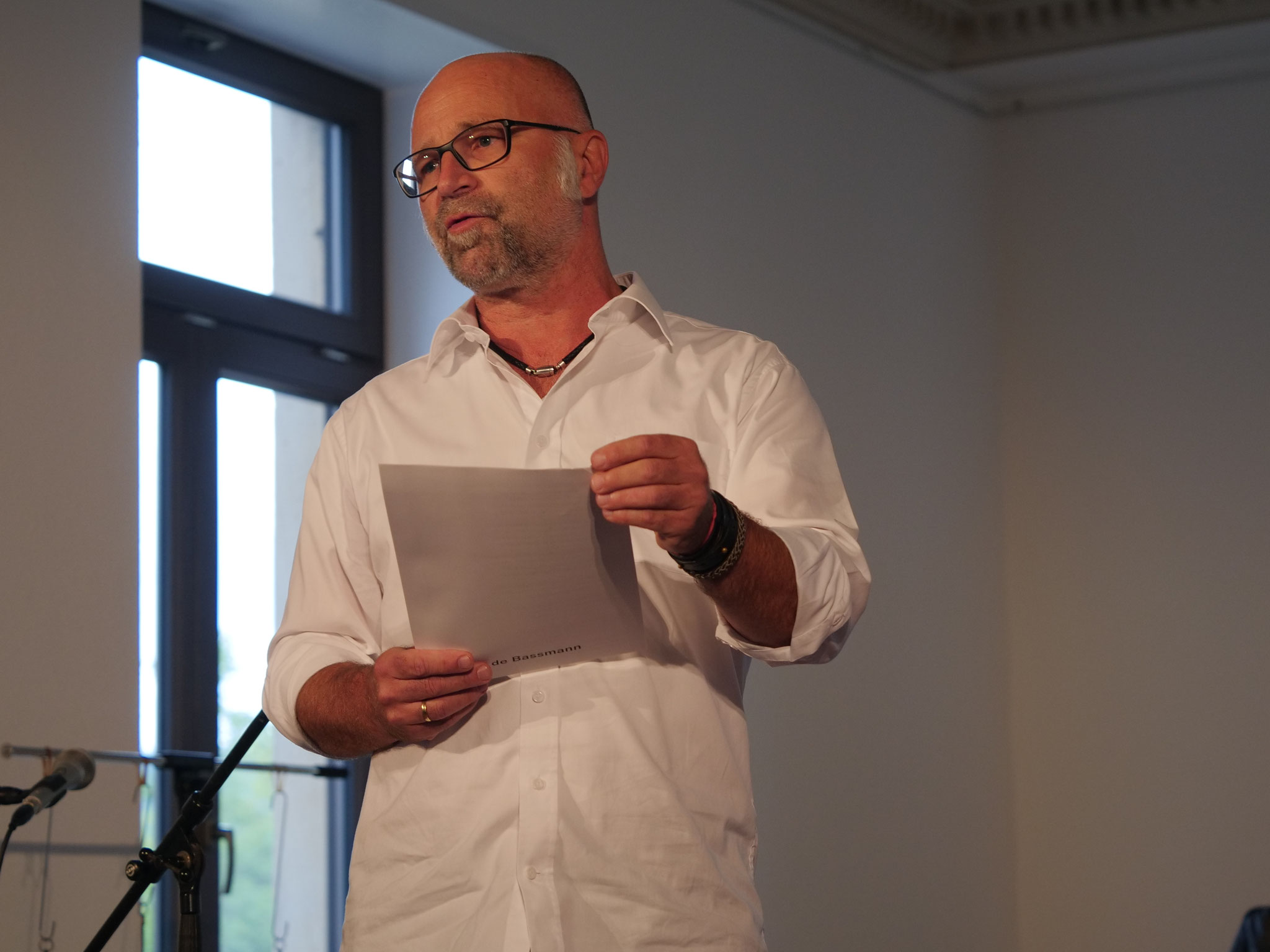 Offene Lesebühne der Literaturvilla im Herrenhof; Neustadt/W. (Foto: Herrenhof)